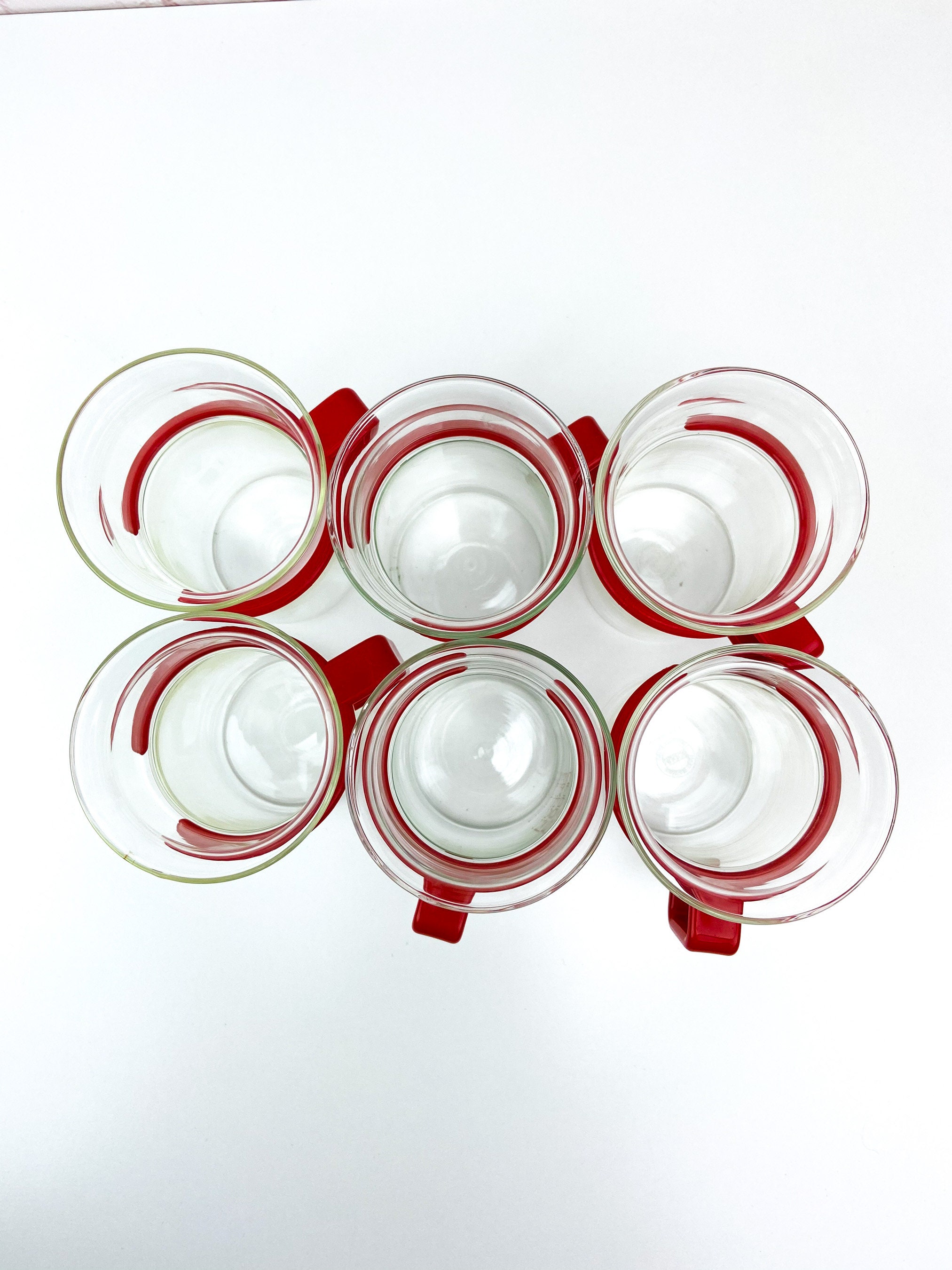 Bodum Glasses, Red Base Bodum Glasses, Picard's Tea Cup, Bodum Denmark Glasses, Bodum Mugs