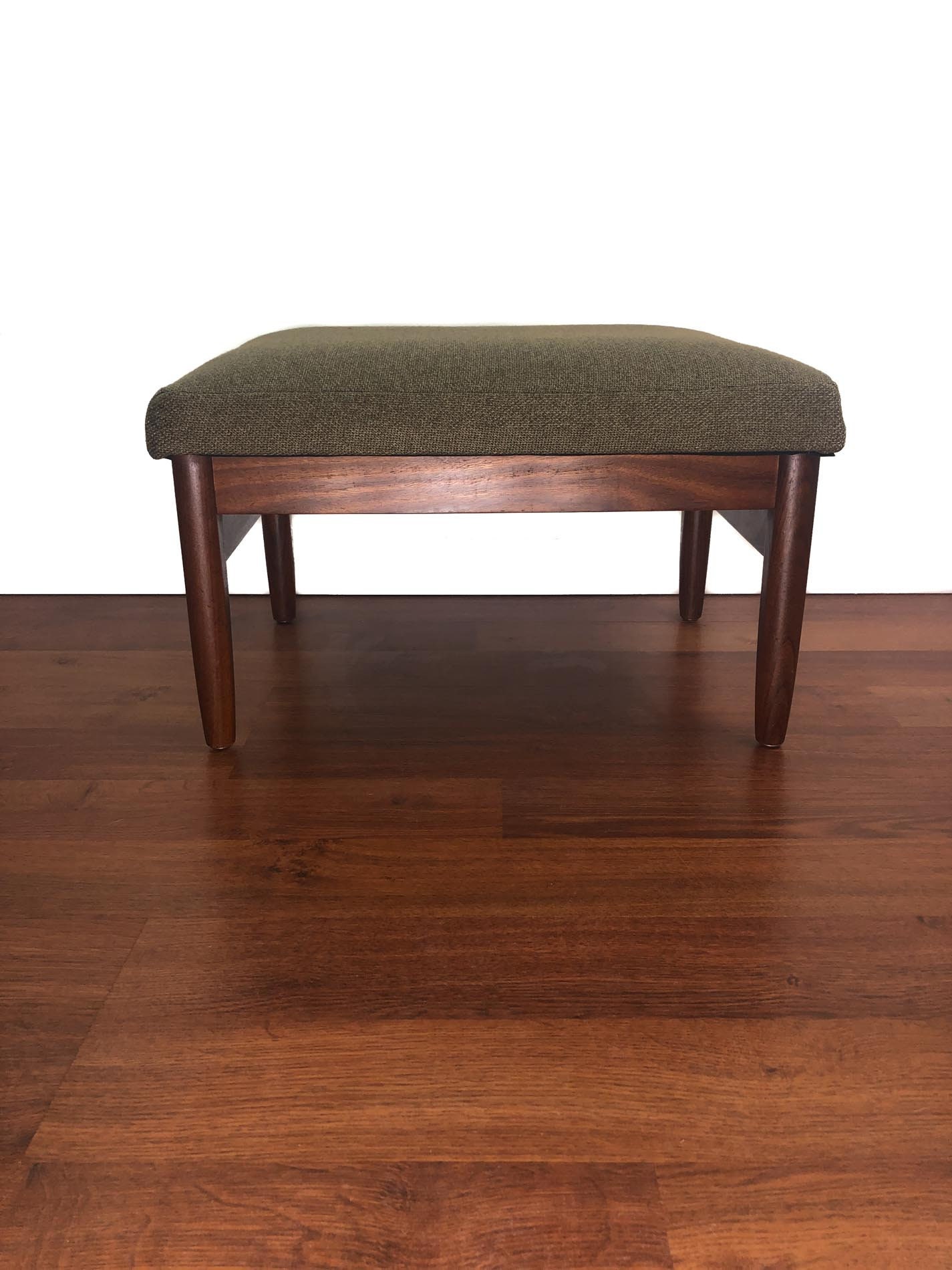 Mid Century Modern Teak Ottoman designed by Jan Kuypers, Teak Ottoman