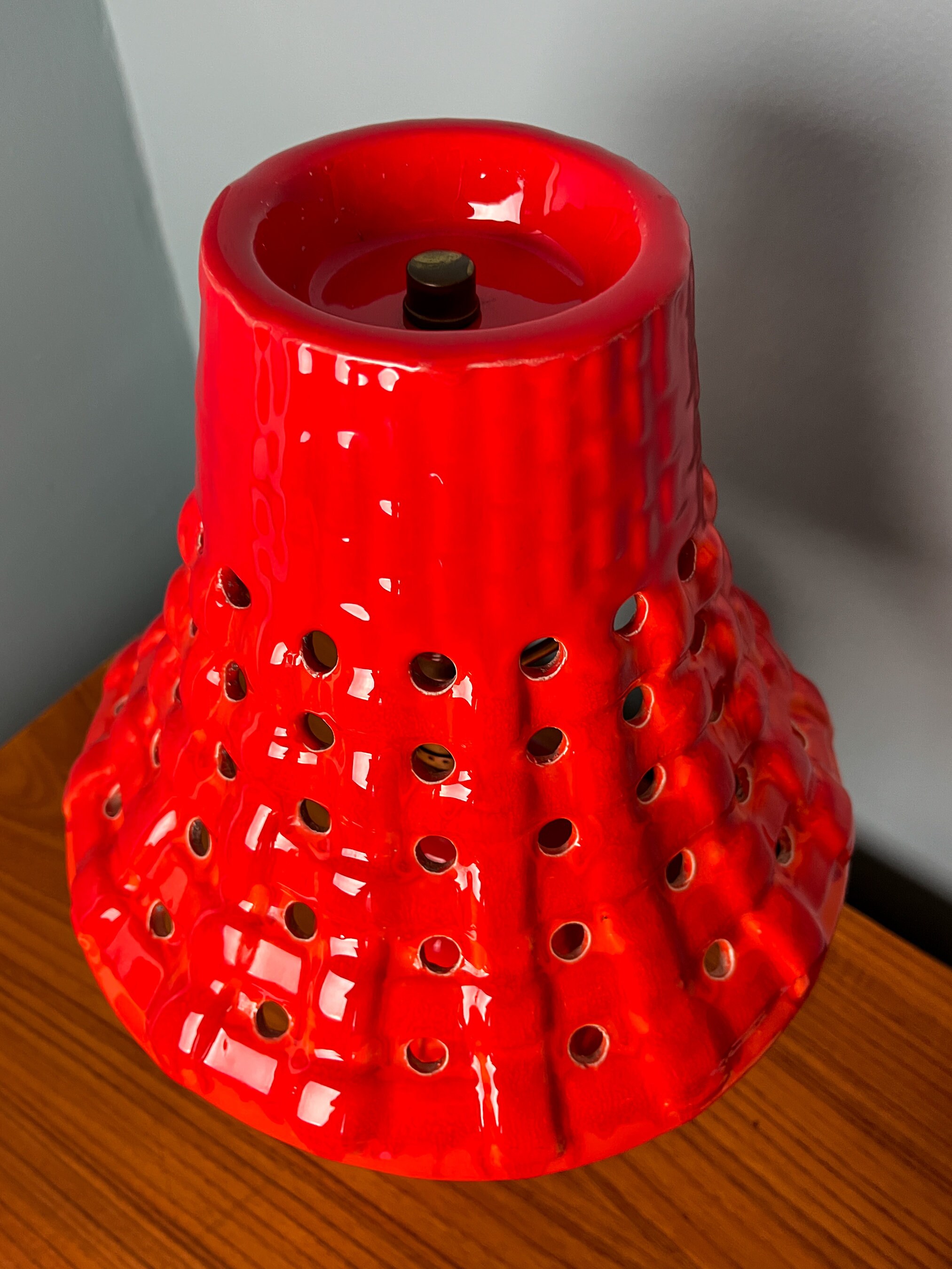 Mushroom Lamp Ceramic Mushroom Lamp Maurice Chalvignac Lamp Mid Century