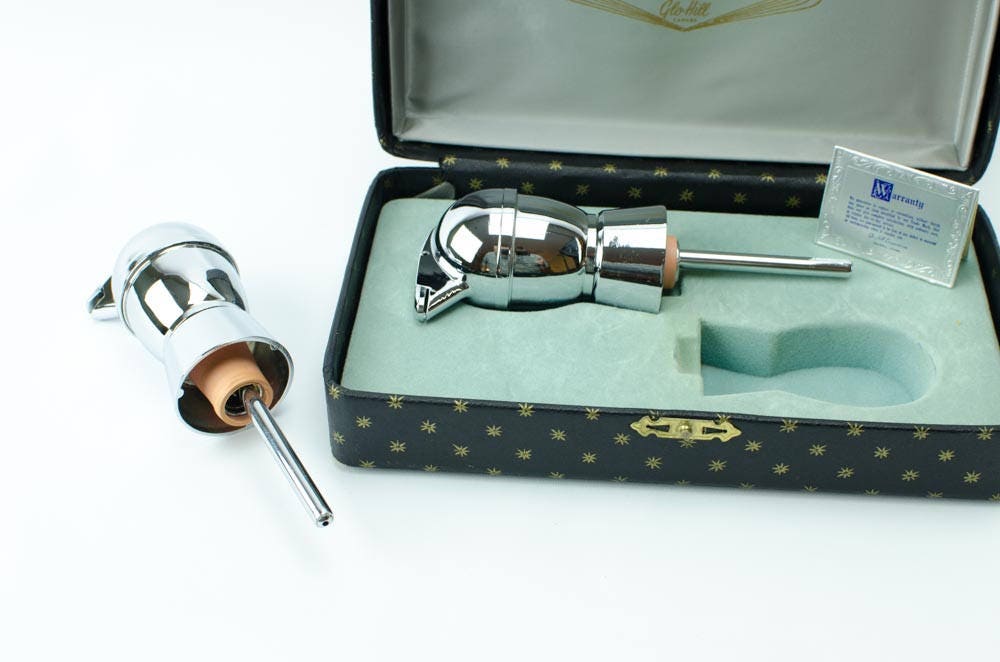 Glo Hill Barmates Bottle Pour Spout Jiggers Very Rare Atomic Liquor