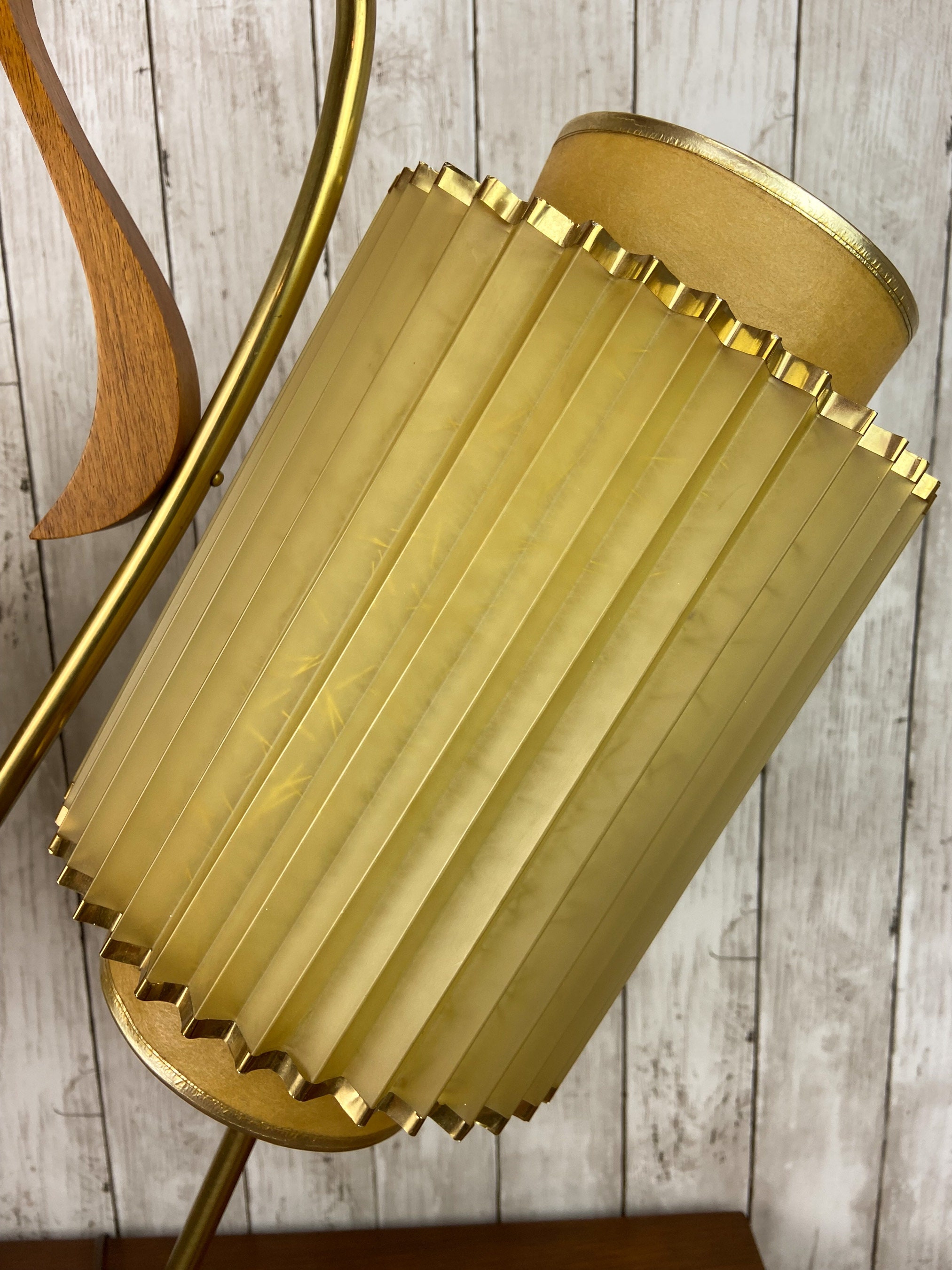 Mid Century Table Lamp Vintage Table Lamp Mid Century Walnut Lamp