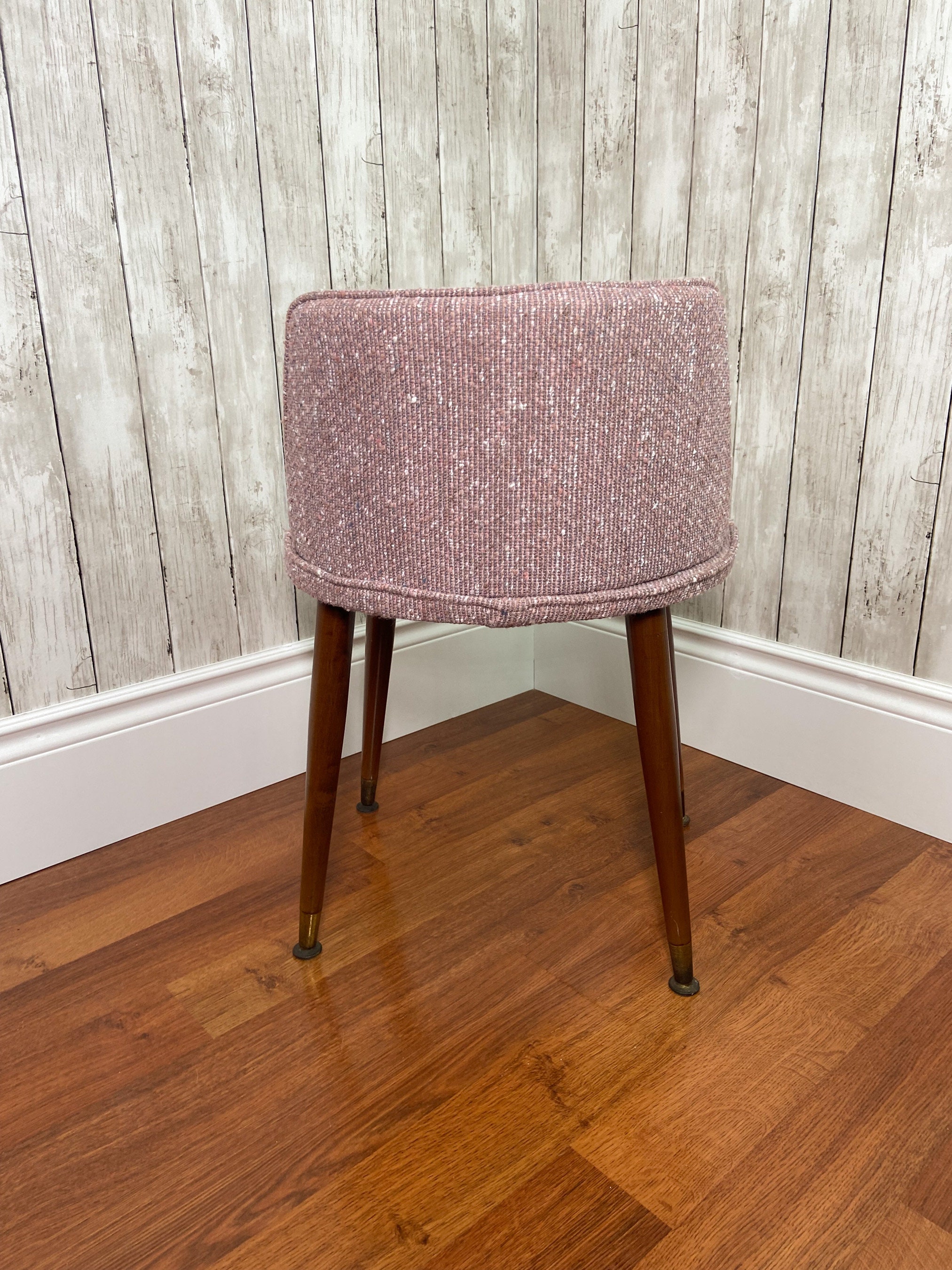 Vanity Chair, Vintage Vanity Chair, Mid Century Modern Vanity Chair