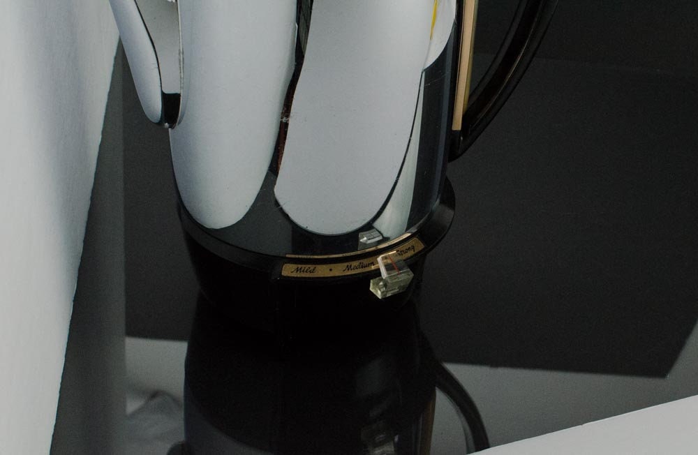 General Electric Automatic Coffee Maker, Vintage Chrome Percolator