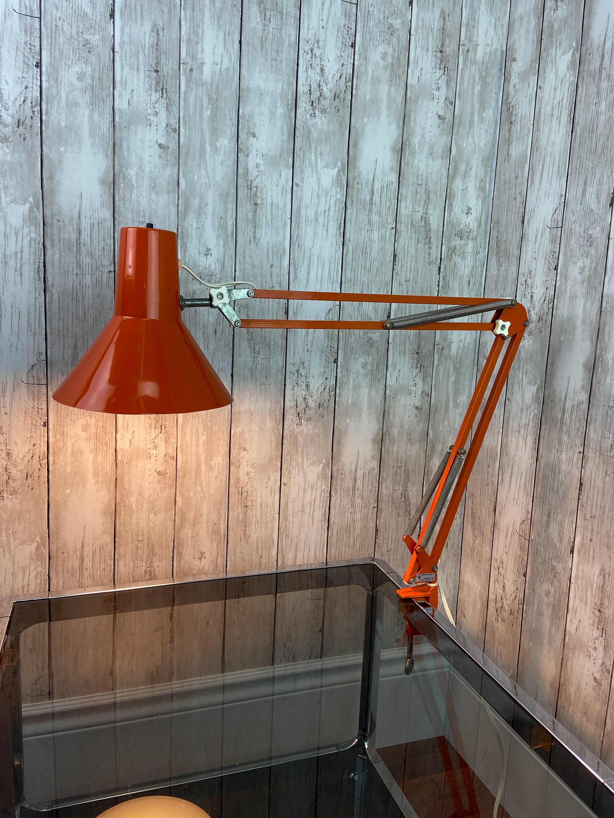 Lyskaer Desk Lamp Orange Lyskaer Danish Lighting Lyskaer Desk Lamp LB