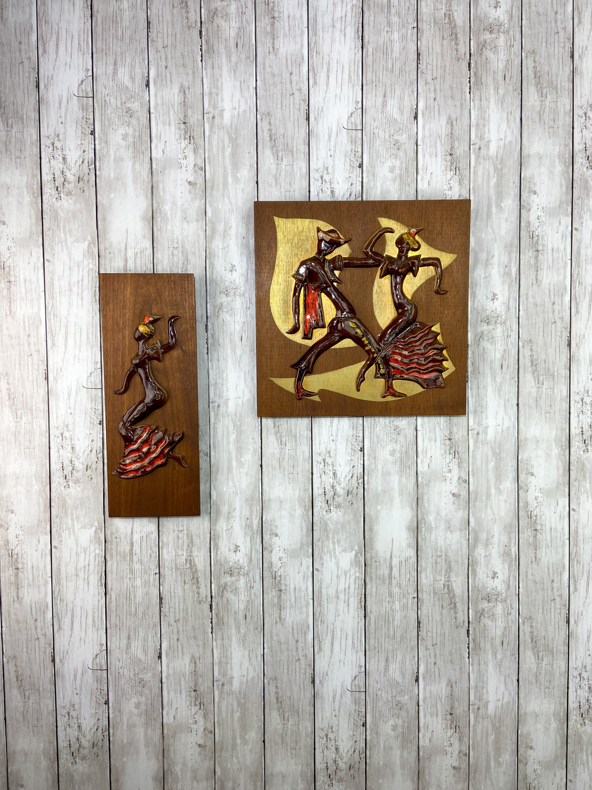 Mid Century Modern Wall Art MCM Wall Art Chalvignac Ceramic Wall Art