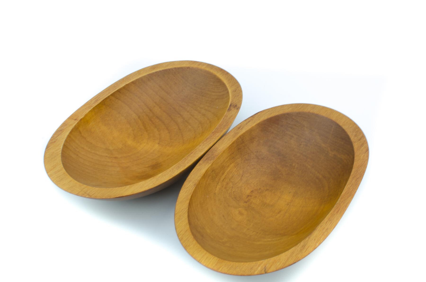 Baribocraft Bowl Set, Mid Century Modern Snack Bowl Set, Rustic Wood