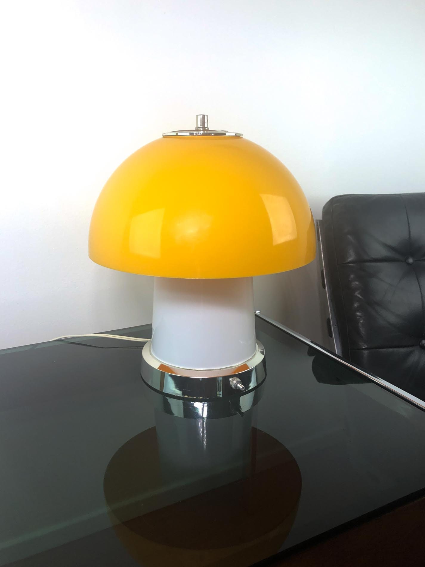 Vintage Mushroom Lamp, Gilbert Softlite Lamp, Acrylic Mushroom Lamp