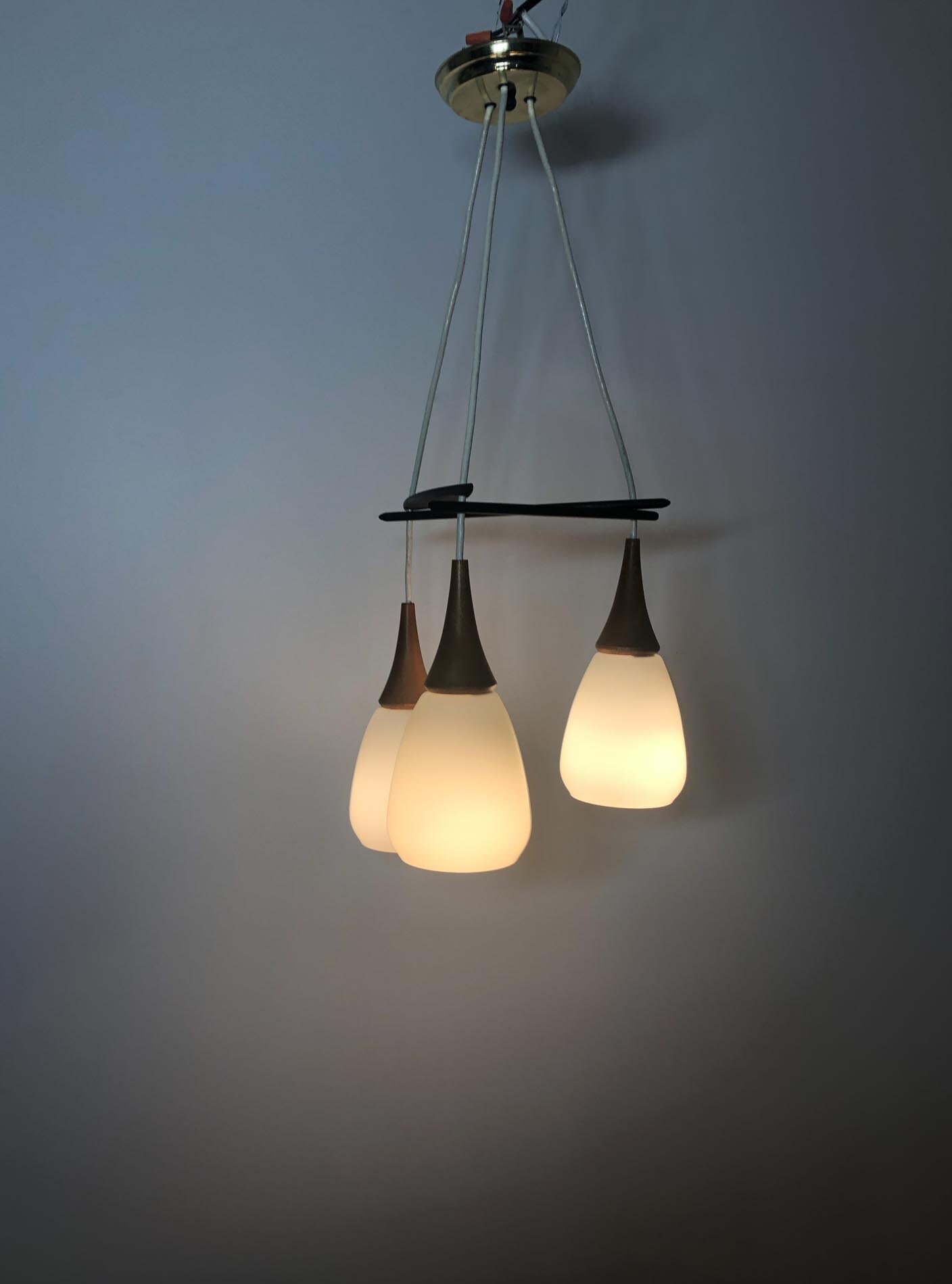 Mid Century Chandelier, Mid Century Modern Lighting, MCM Ceiling Fixture, Mid Century Dining Light