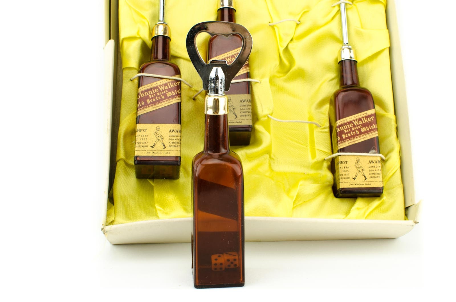 Johnnie Walker Bar Tool Set, Vintage Johnnie Walker Advertising