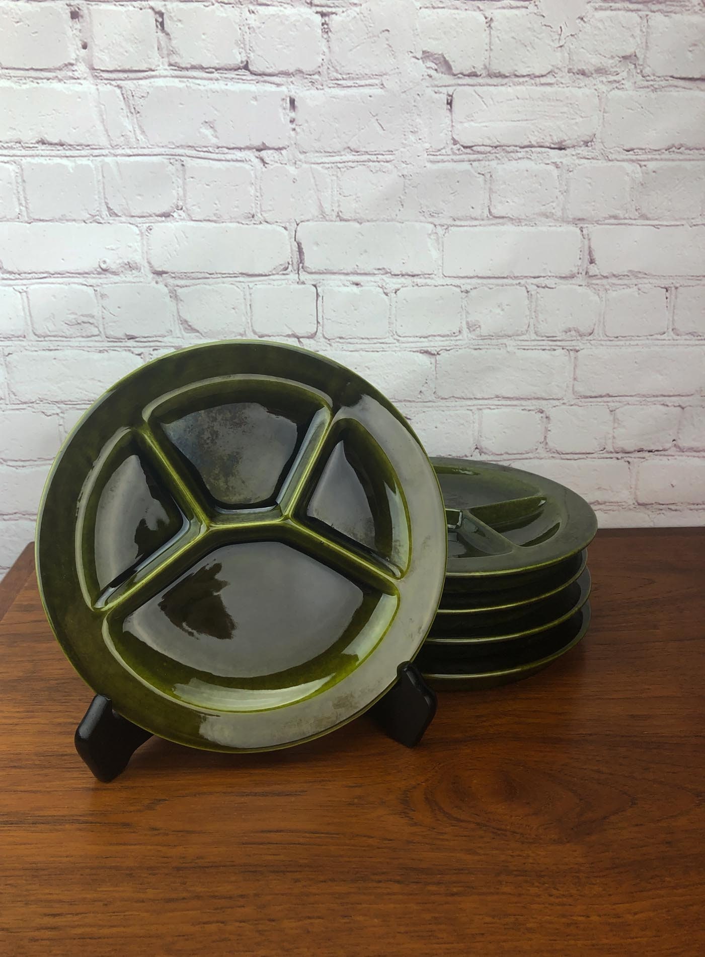 Schramberg Fondue Plates(5), Fondue Plates by Schramberg, Made in