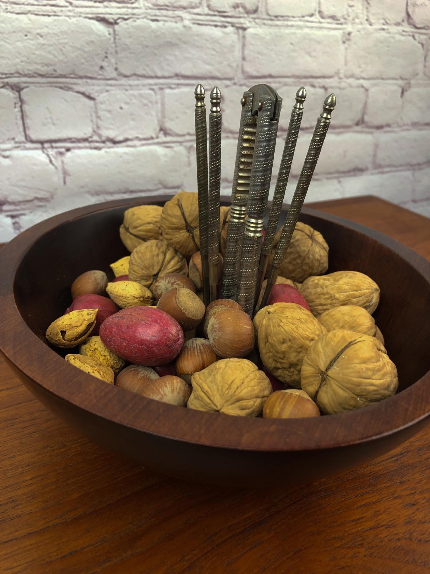 Holiday Wood Nut Bowl, Christmas Nut Bowl, Baribocraft Nut Bowl, Maple