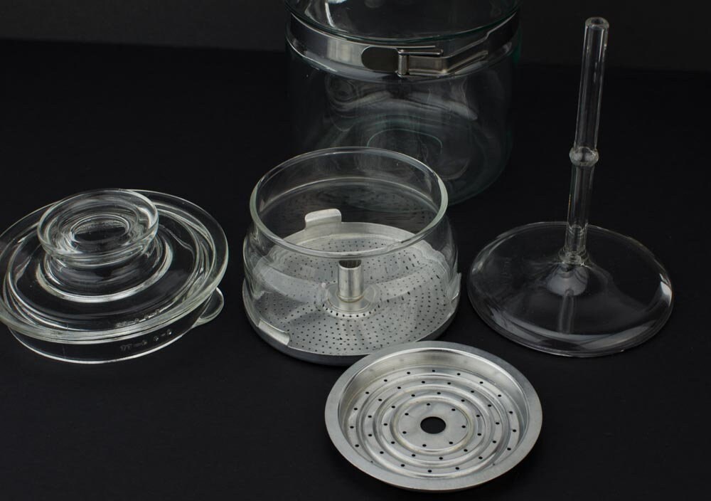 Pyrex Percolator 7824B, 4 Cup Percolator, Made in USA, 1950's