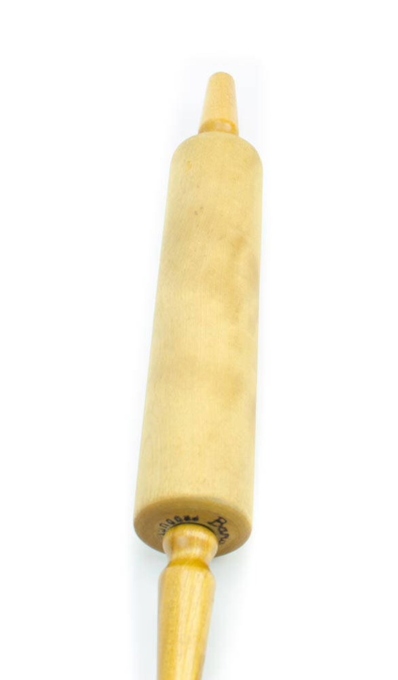 Wood Rolling Pin Baribo-Maid Maple Rolling Pin made by a division of Baribocraft Baribocraft Rolling Pin Quebec Canada