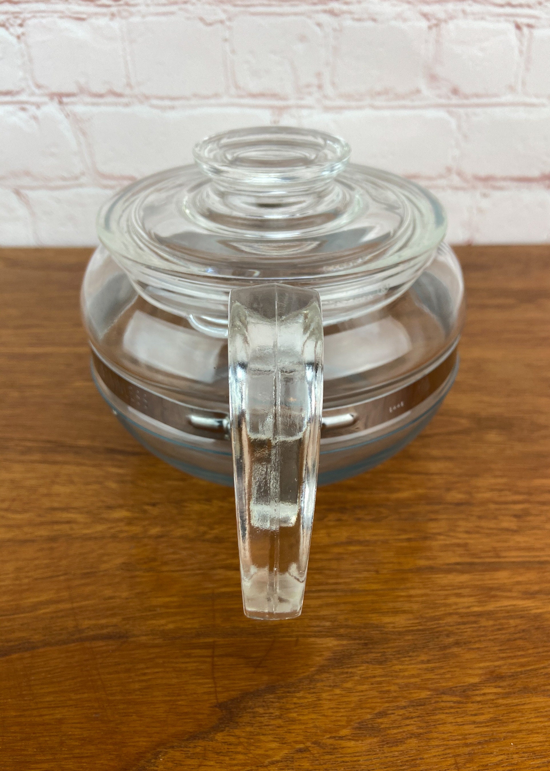 Pyrex Teapot, Clear Glass Flameware, Pyrex Flameware 8446 B