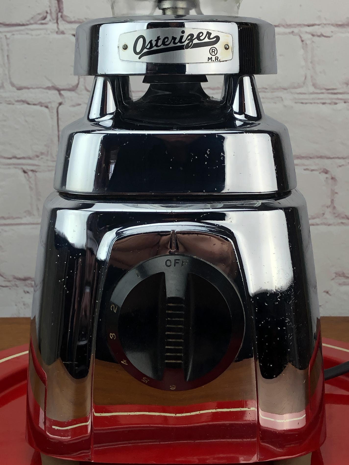 Vintage Chrome Blender, Osterizer Blender, Mid Century Blender