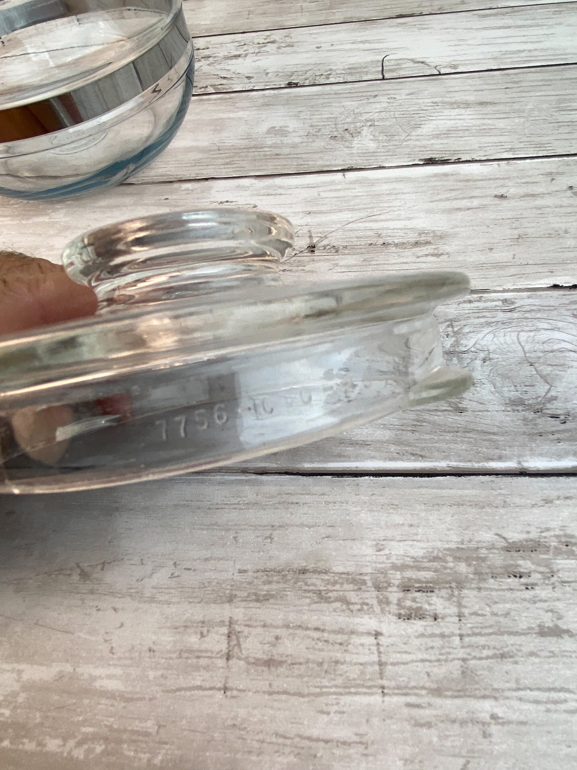 Pyrex Teapot Clear Glass Flameware Pyrex Flameware 8446 B