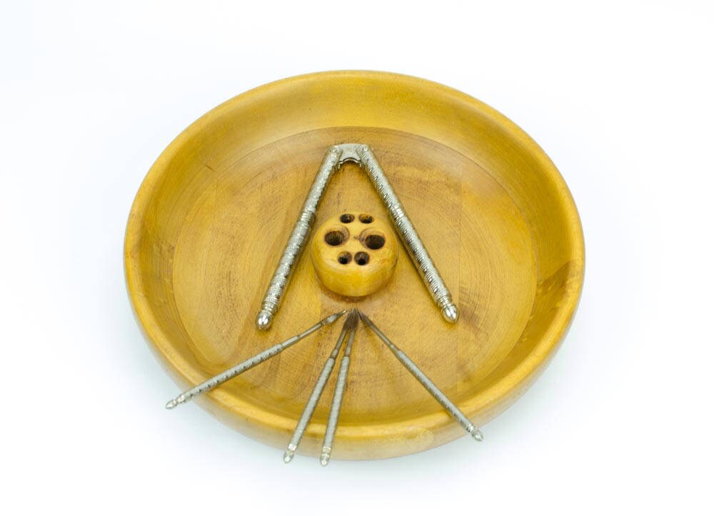 Wooden Nut Bowl, Baribocraft Nut Bowl, Vintage Nut Bowl