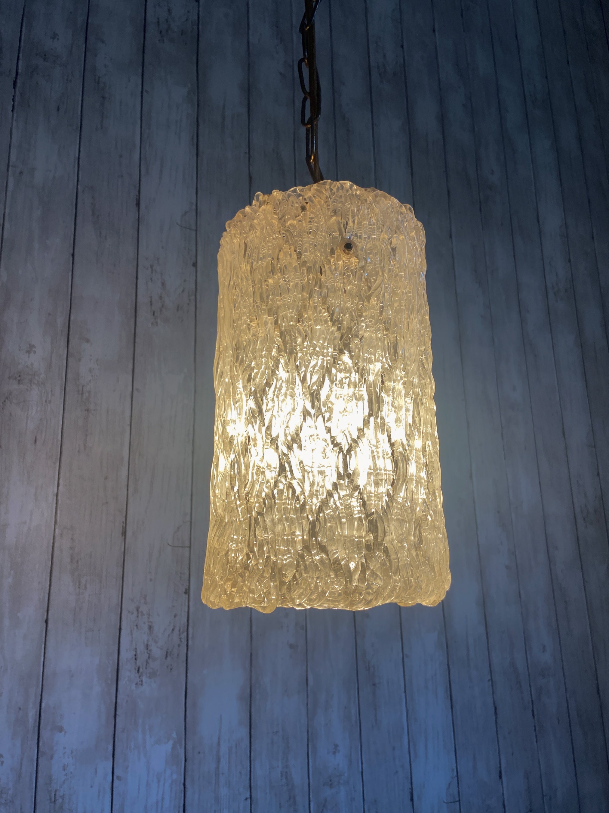 Lucite Light Fixture Lucite Pendant Light Mid Century Pendant