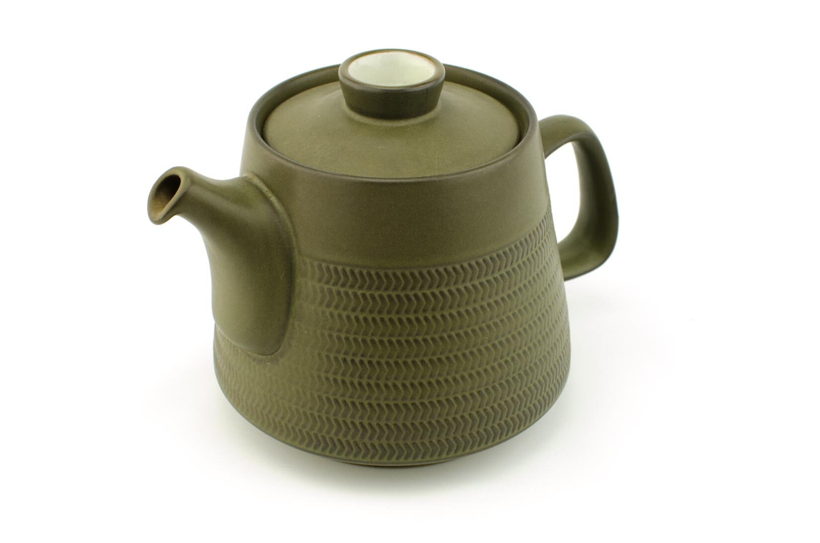 Denby Chevron Teapot, Denby Camelot Teapot, Denby Pottery Chevron/Camelot