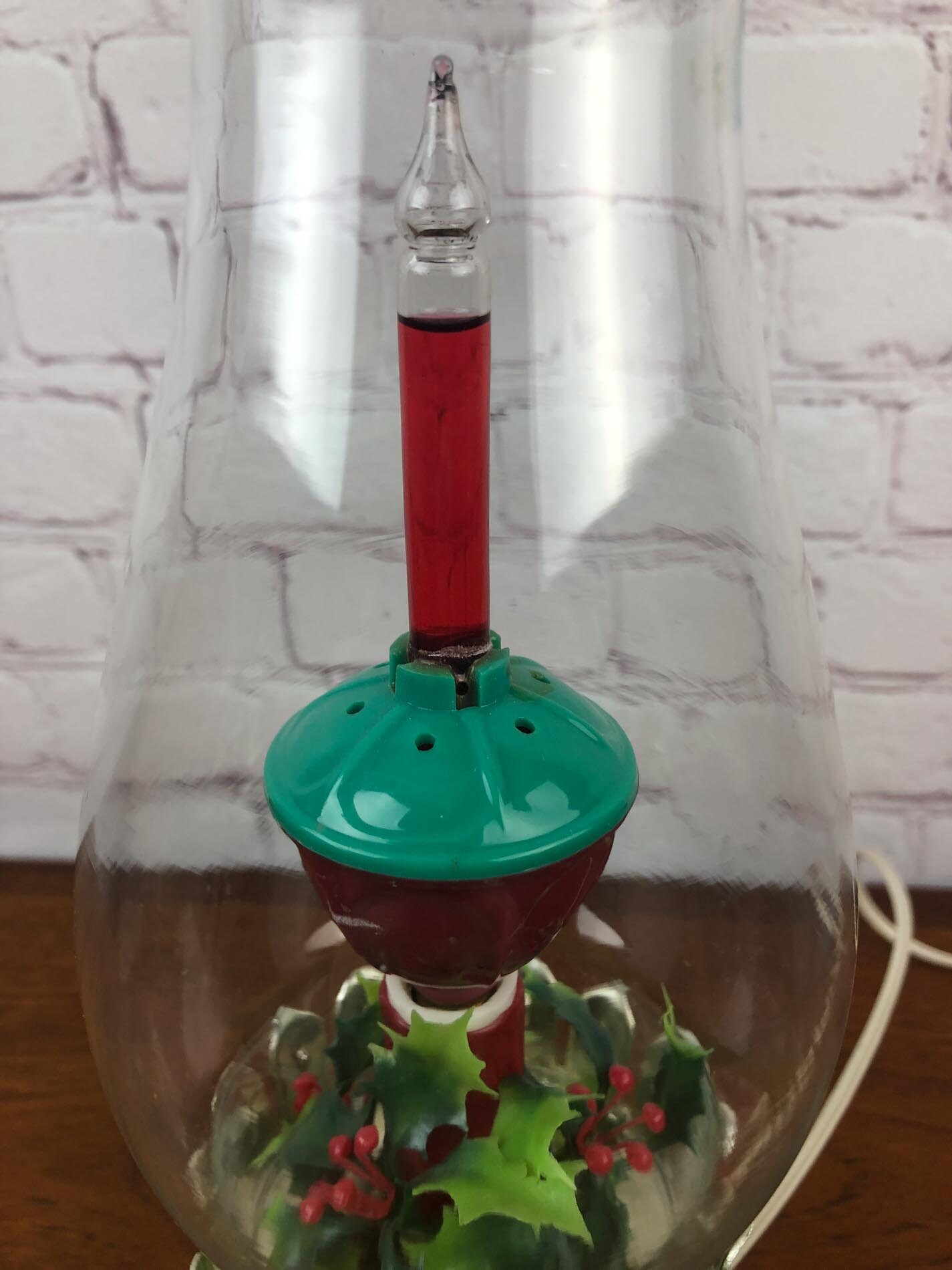 Bubbling Christmas Lights, Bubbling Electric Christmas Light, Vintage