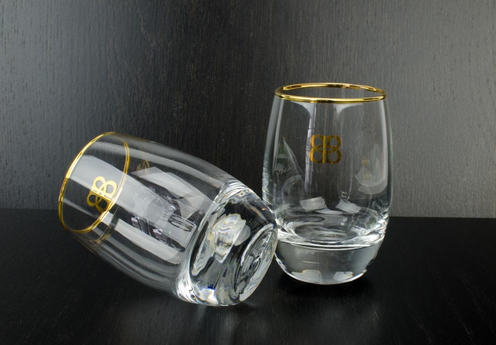 Baileys Glass, Baileys Irish Cream Luxury Gold Rimmed Crystal Glasses ...