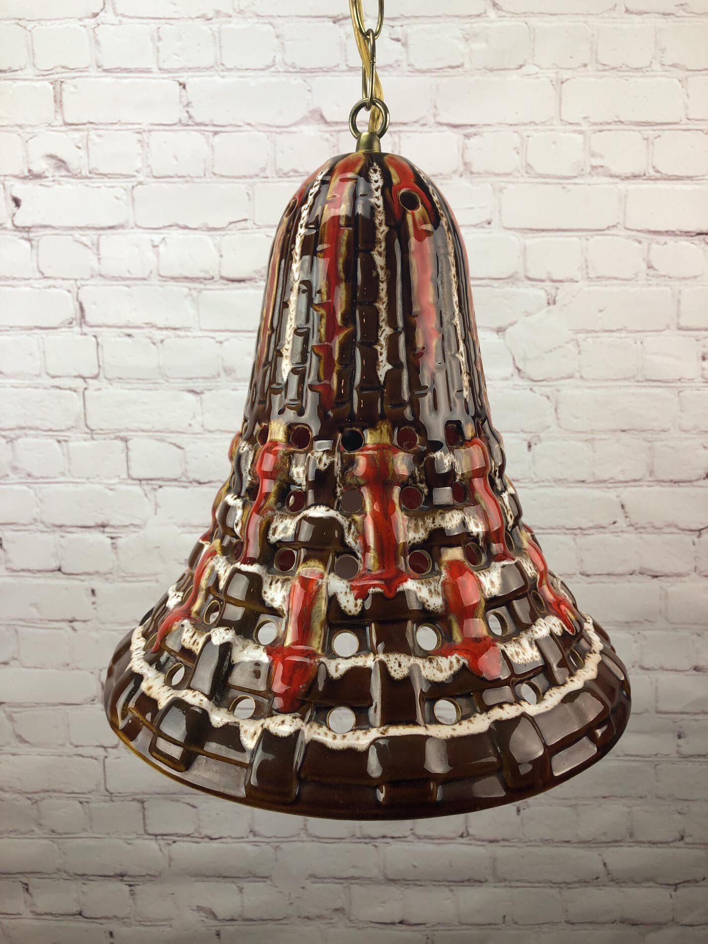 ON HOLDdo not BUYMid Century Ceramic Pendant Fixture, Mid Century