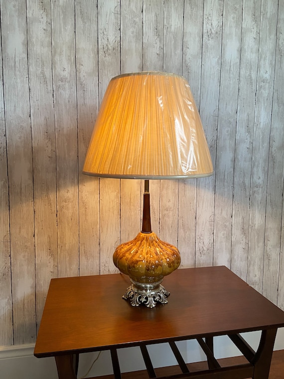 Mid Century Ceramic Lamp MCM Table Lamp Vintage Ceramic Lamp