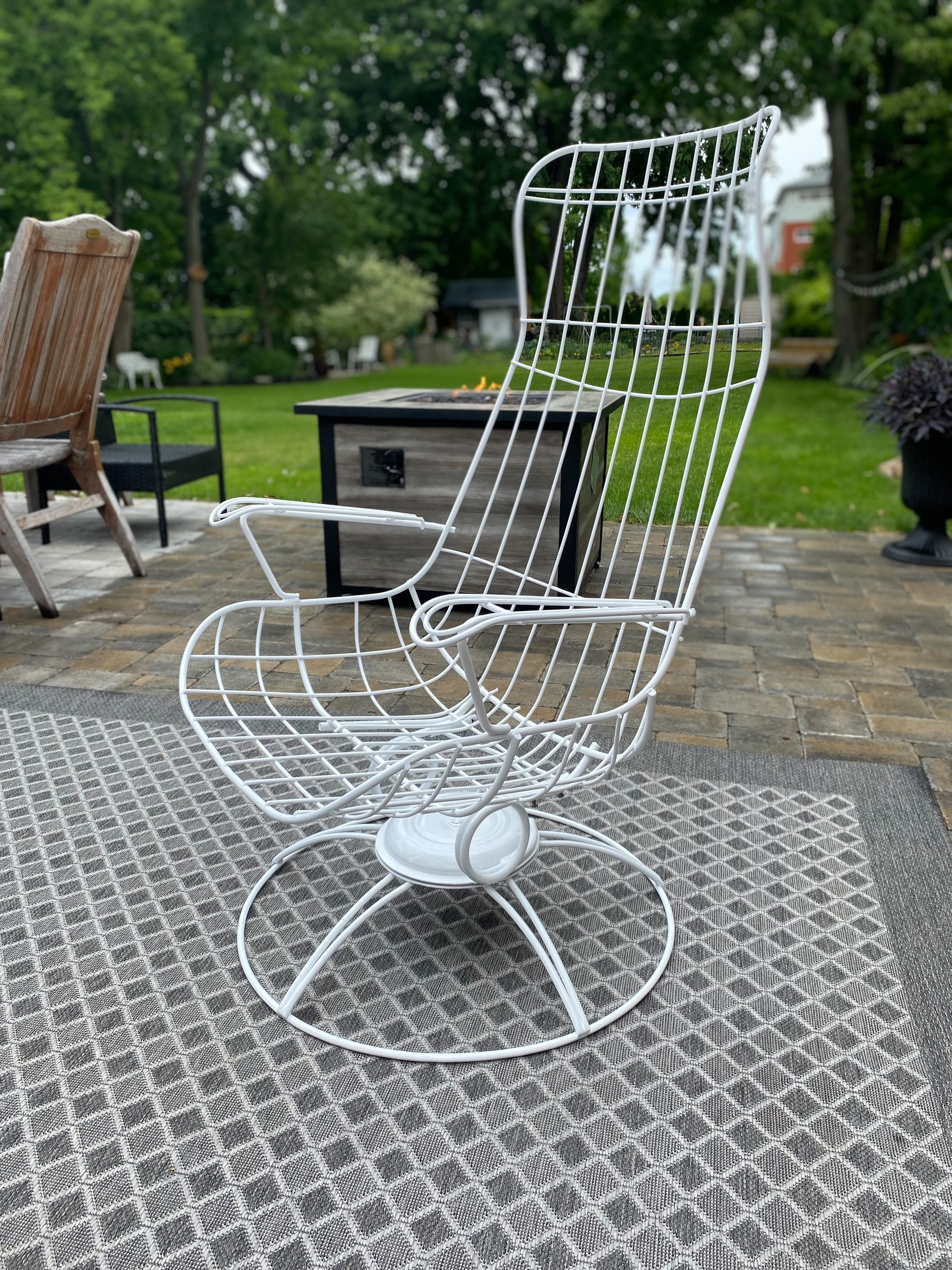 RESERVEDHomecrest High Back Chair Vintage Homecrest Riviera Chair Mid