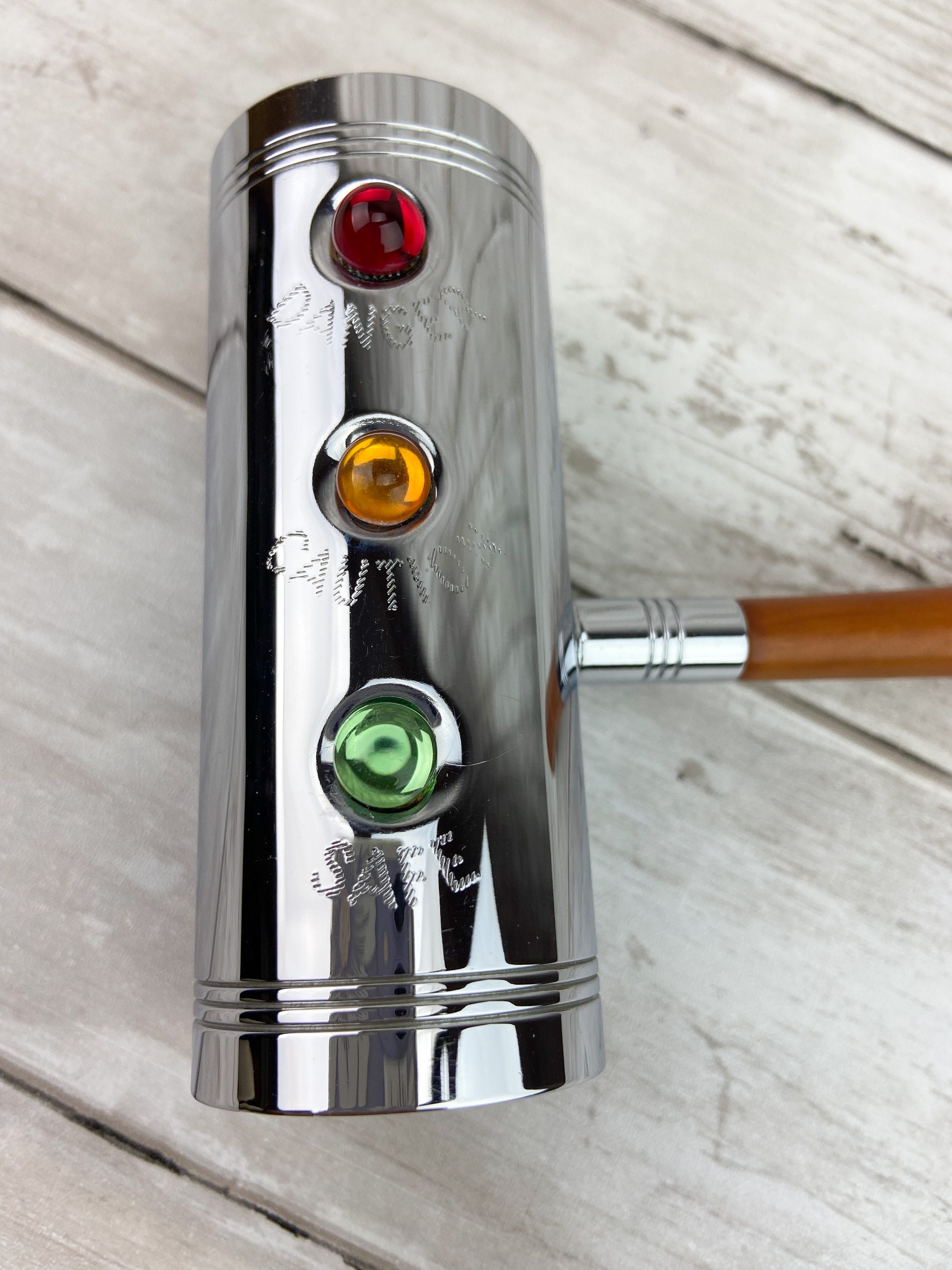 Glo Hill Barmates Bakelite Set Stoplight Jigger Bakelite Jigger