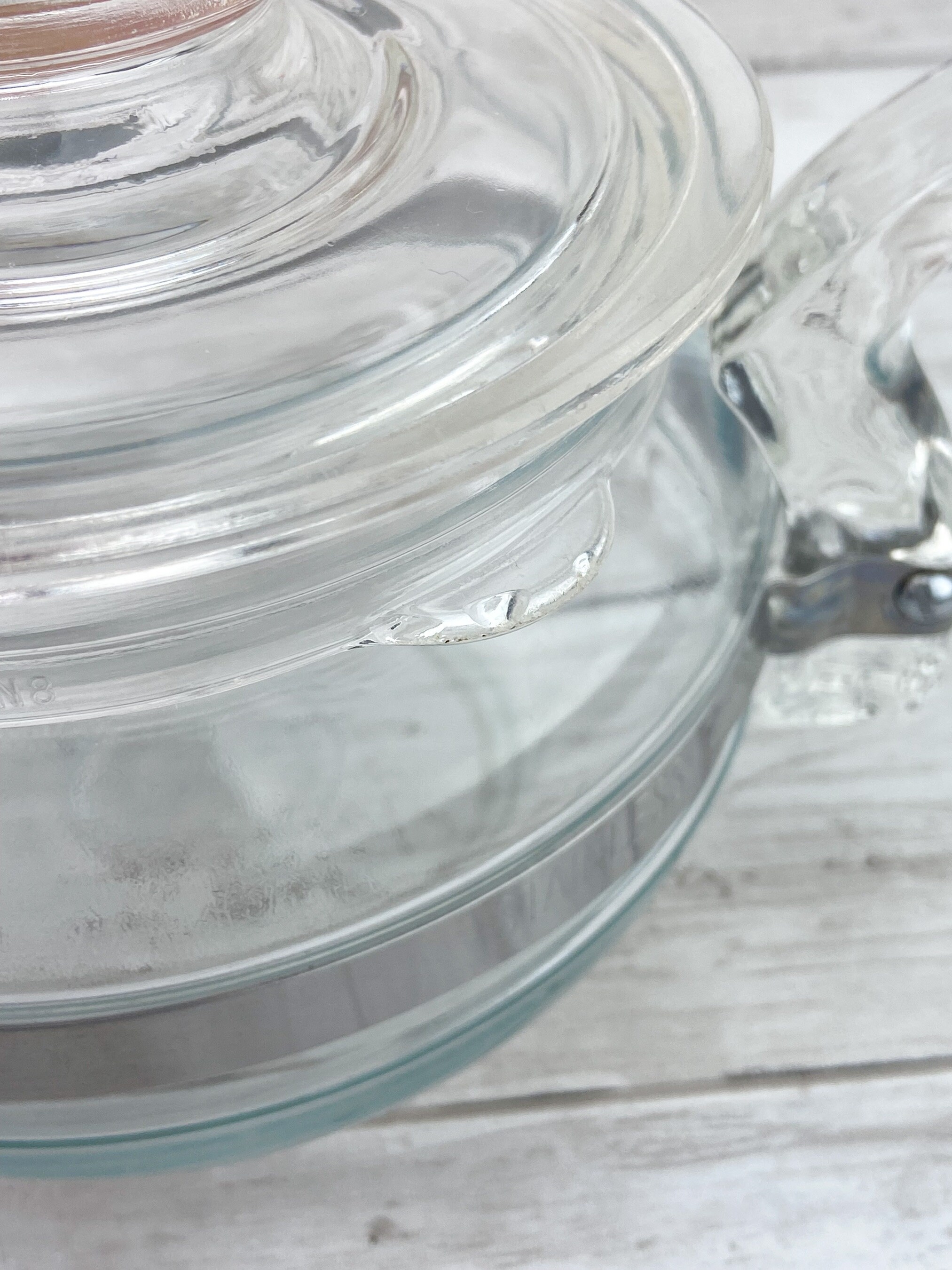 Pyrex Teapot Clear Glass Flameware Pyrex Flameware 8446 B