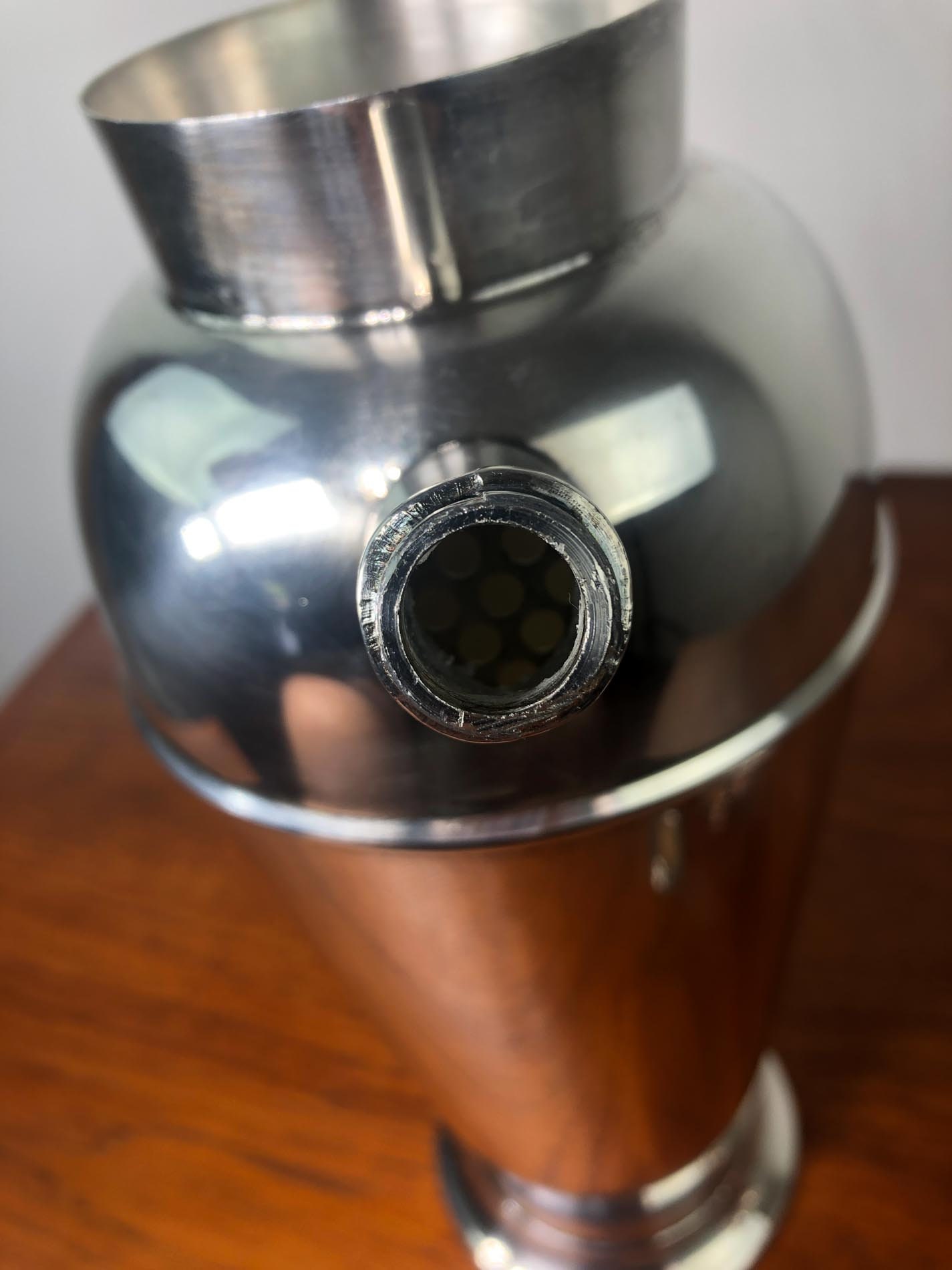 Silverplate Cocktail Shaker, Victoria Plate Cocktail Shaker, Vintage