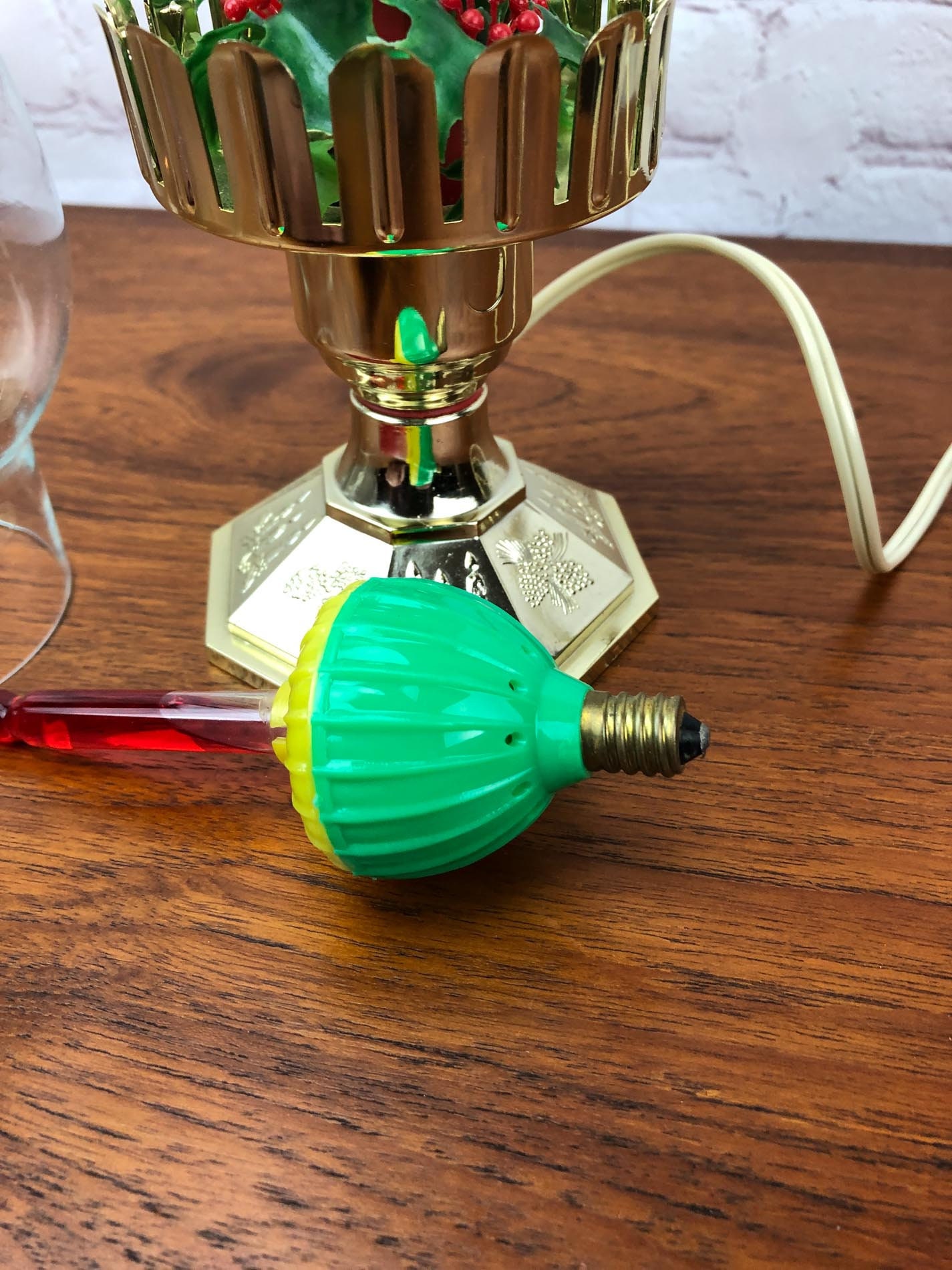 Bubble Lights Christmas, Bubbling Electric Christmas Light, Vintage