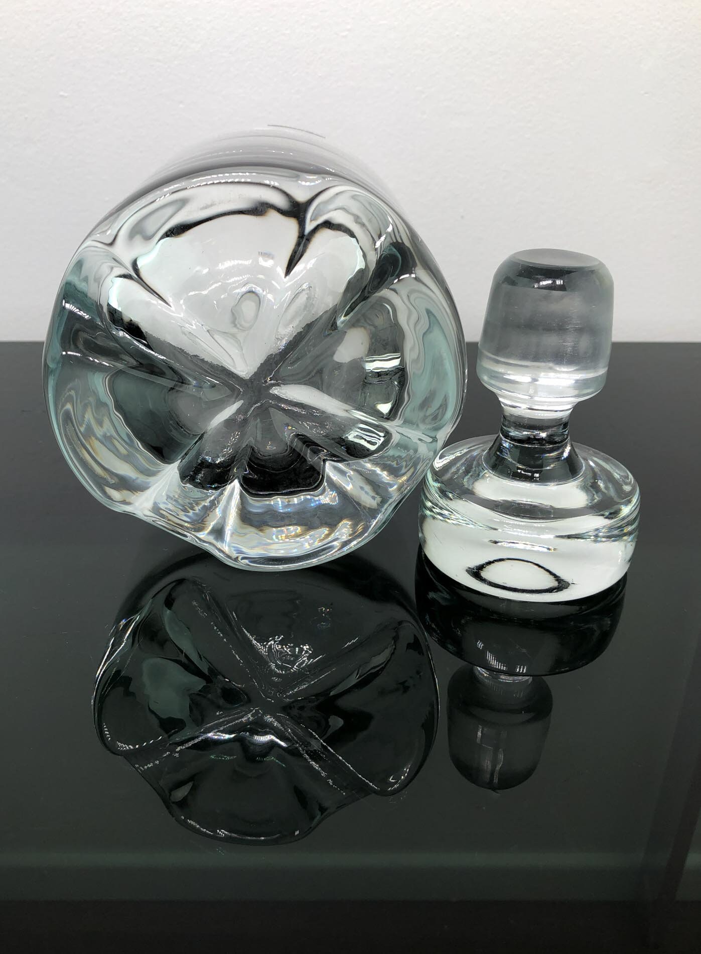 Krosno Poland Crystal Decanter Whisky Decanter Krosno Crystal Decanter
