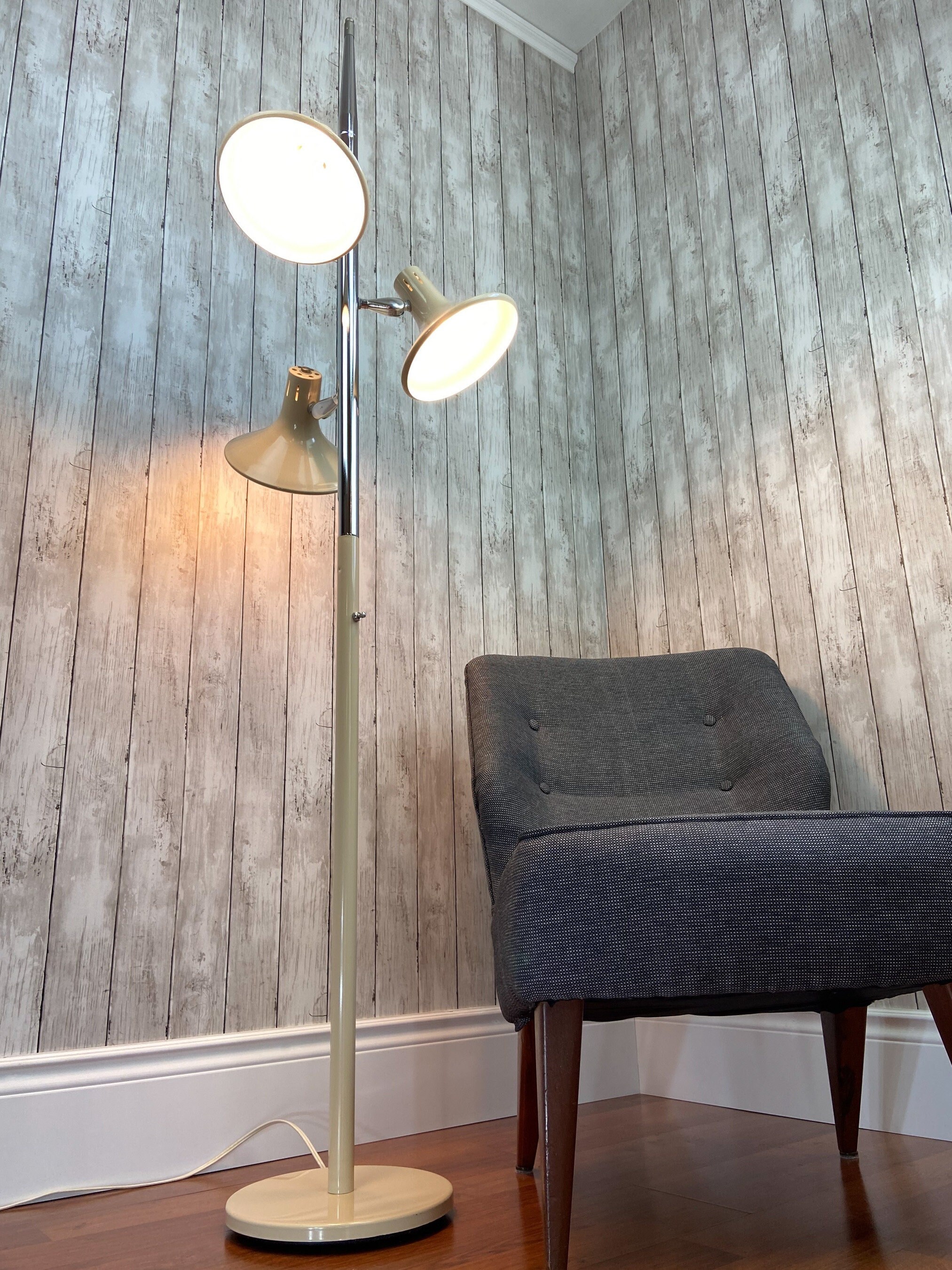 ON HOLDMid Century Floor Lamp MCM Floor Reading Lamp Adjustable Chrome