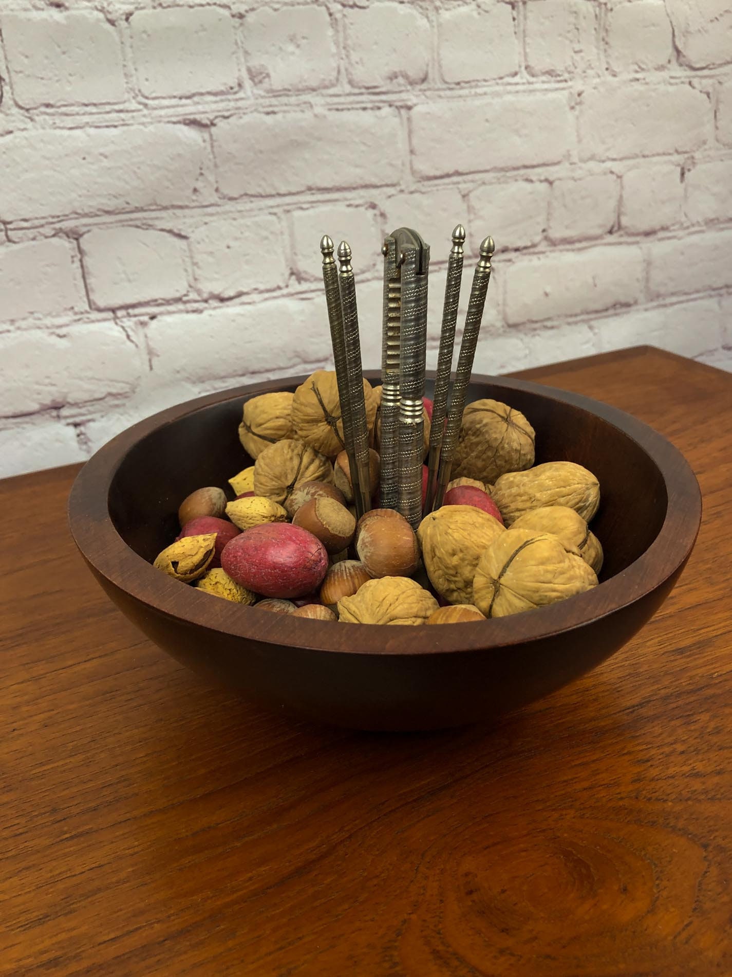 Holiday Wood Nut Bowl, Christmas Nut Bowl, Baribocraft Nut Bowl, Maple