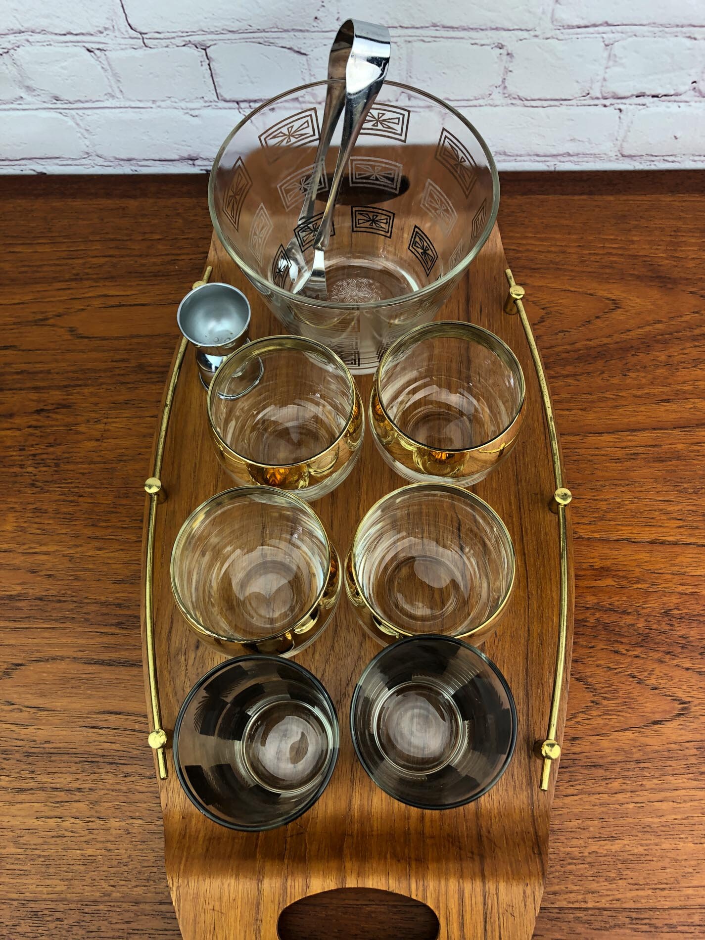 Mid Century Barware Package, MCM Barware, Barware Package, Starburst