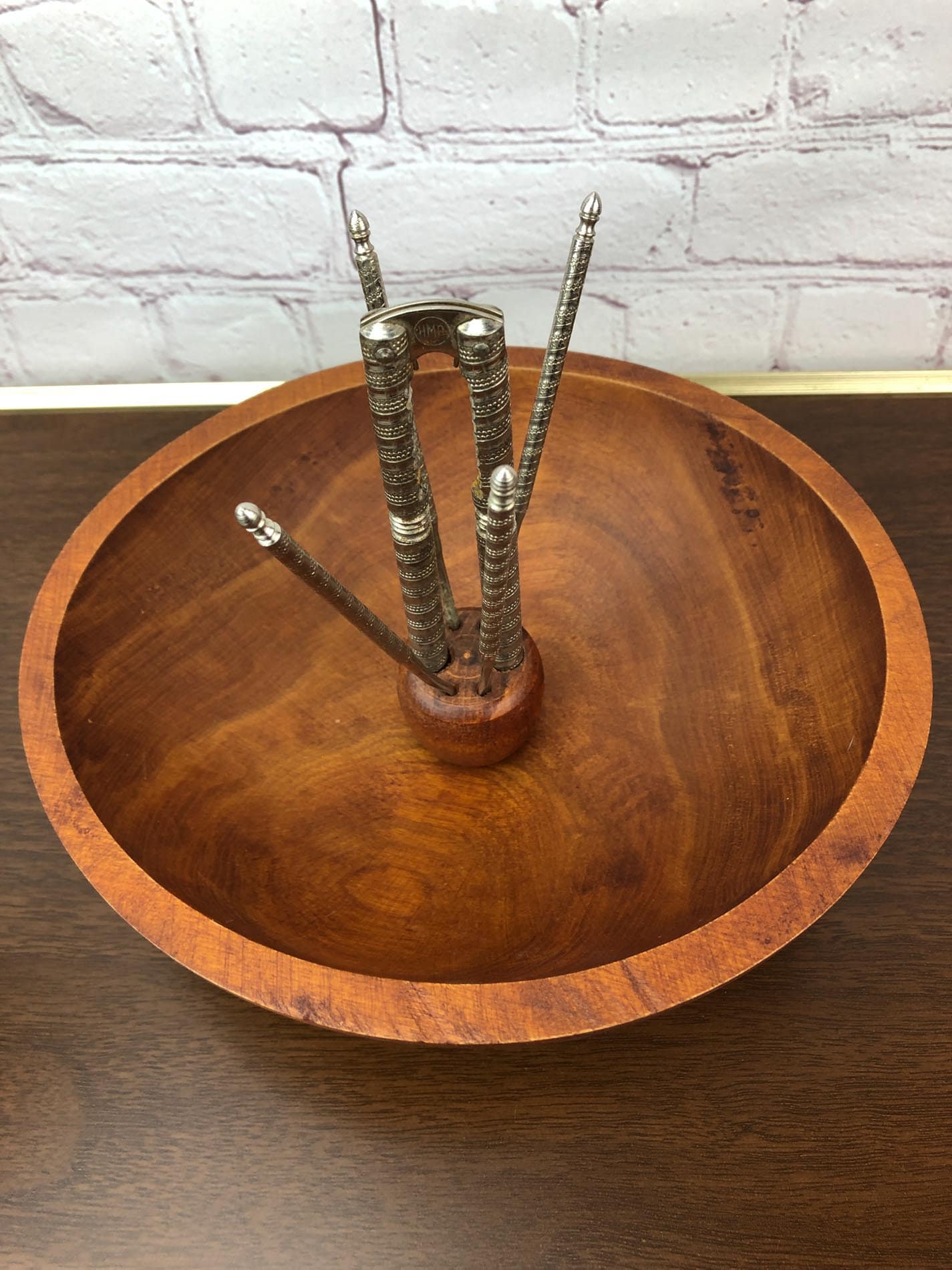 Wood Nut Bowl, Nut Bowl, Baribocraft Nut Bowl, Maple Nut Bowl, Vintage