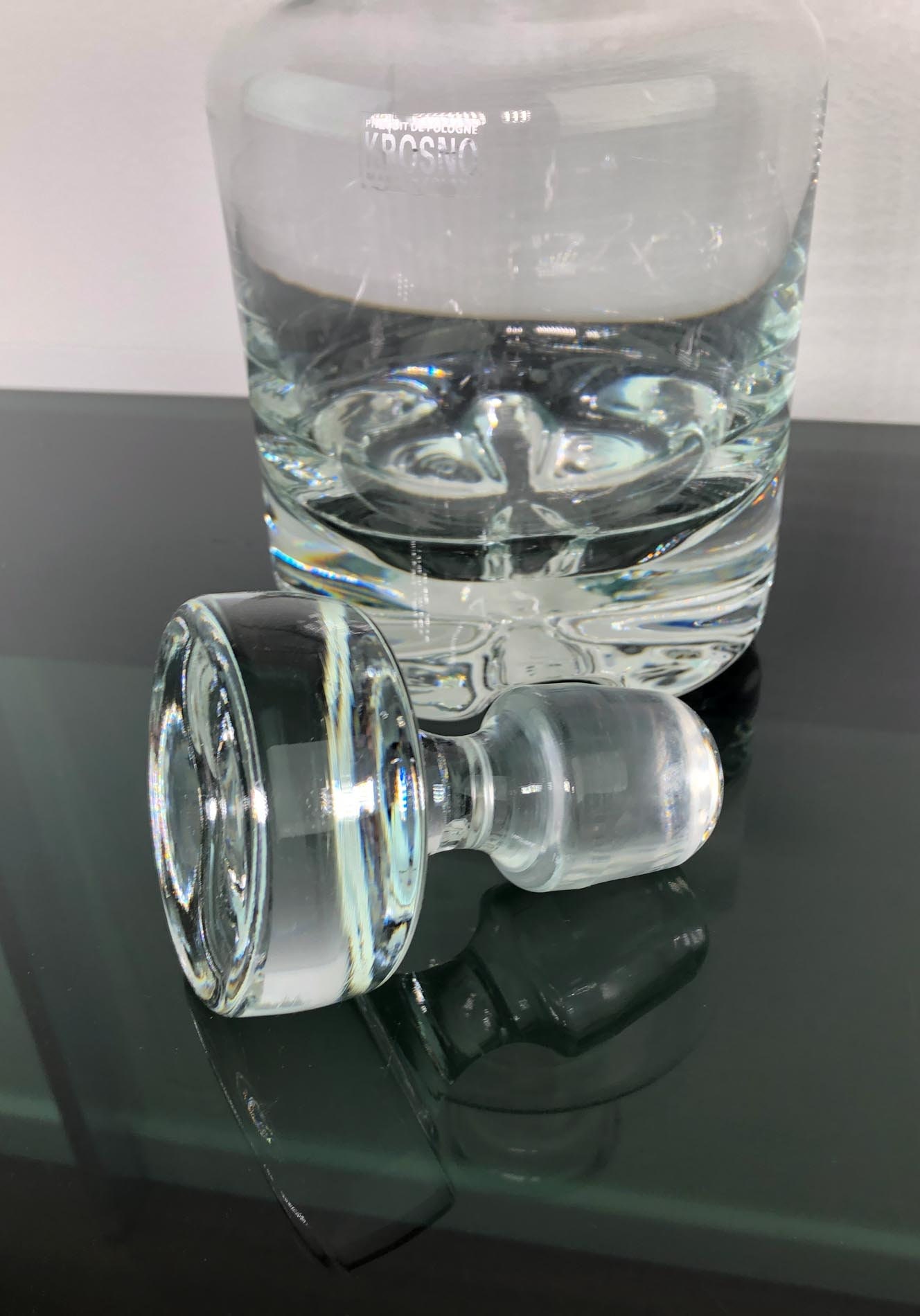 Krosno Poland Crystal Decanter Whisky Decanter Krosno Crystal Decanter