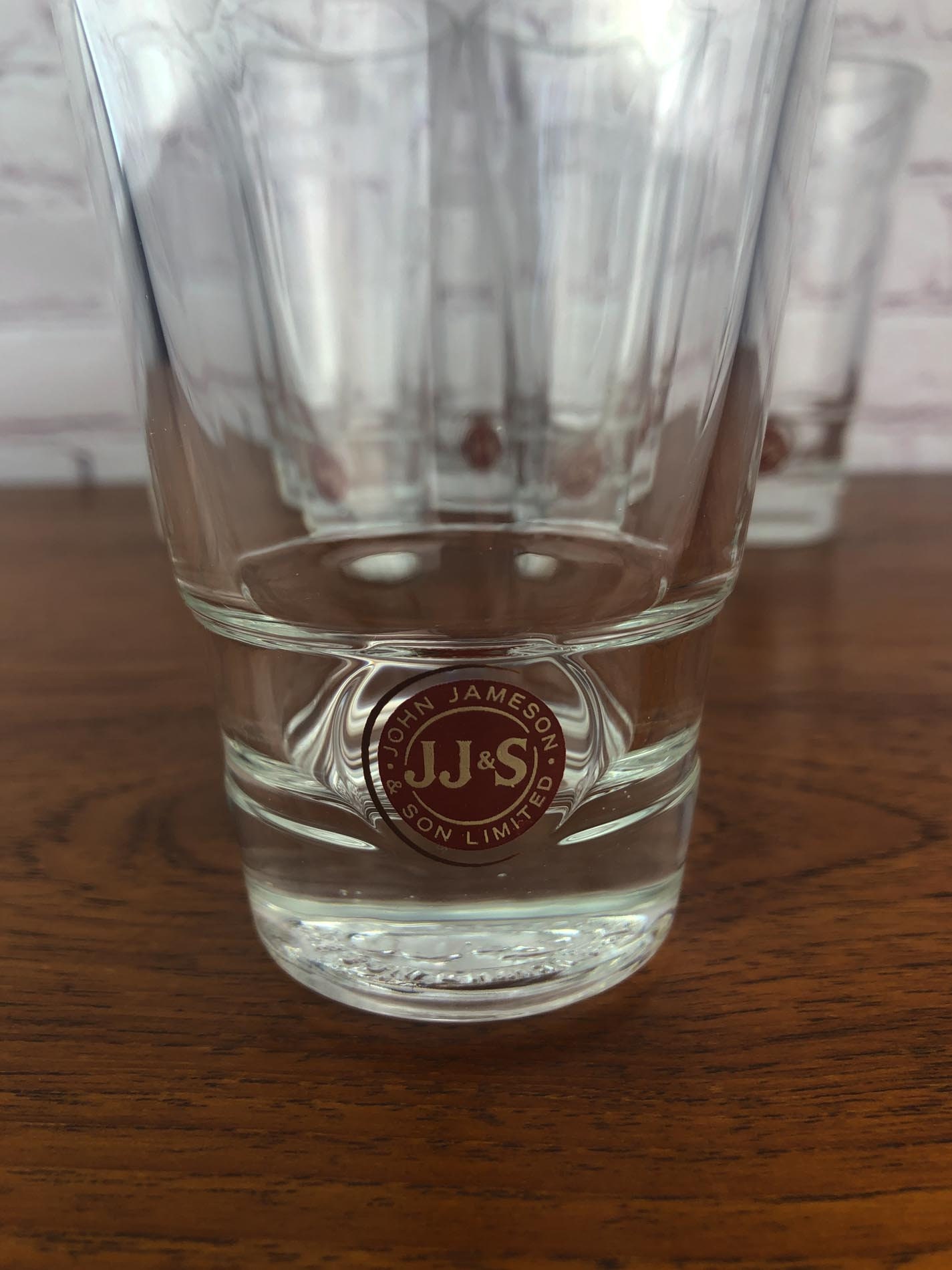 Jameson Irish Whisky Glasses(6), JJ & S John Jameson Son Limited Red