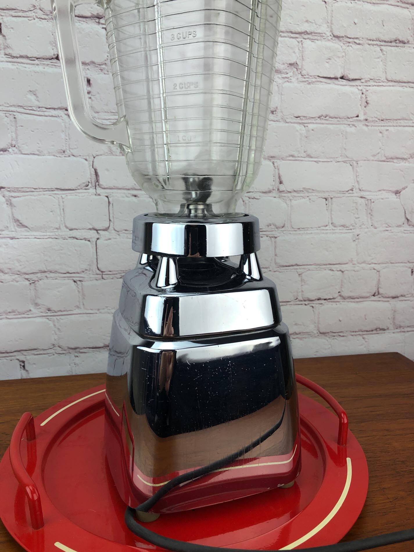 Vintage Chrome Blender, Osterizer Blender, Mid Century Blender