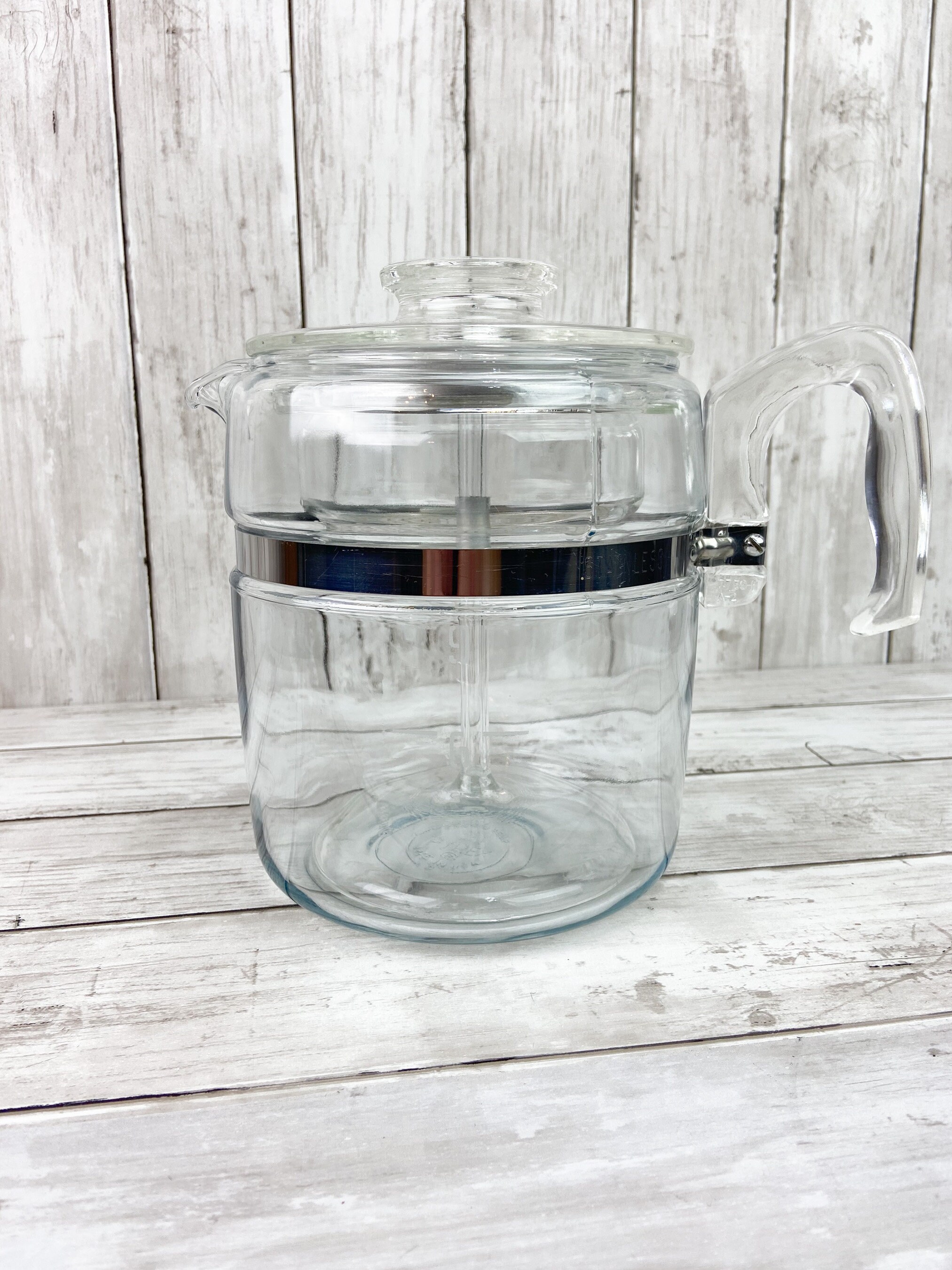 Pyrex 9 Cup Flameware Coffee Pot 7759 B, 9 Cup Percolator