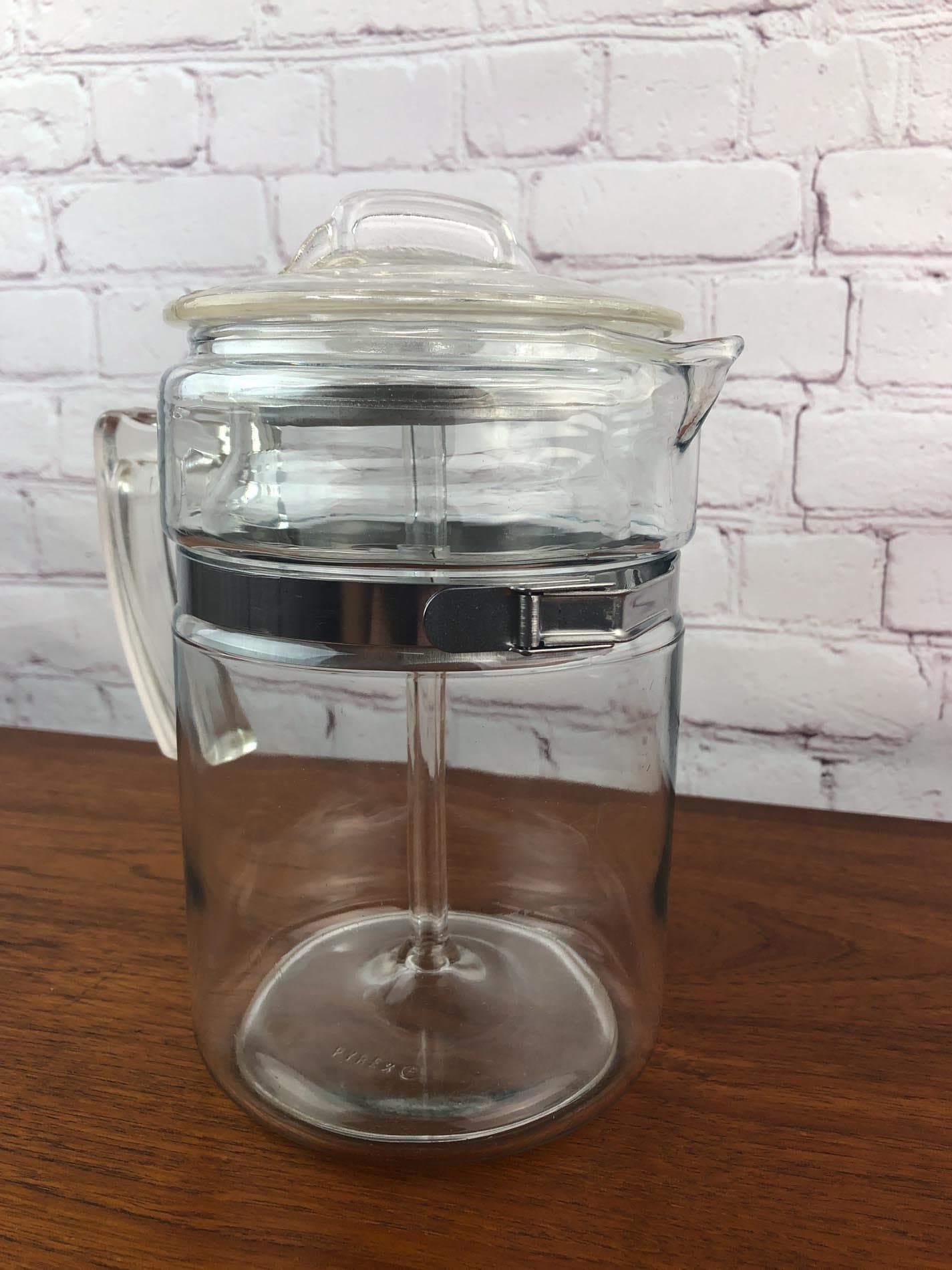 Pyrex Percolator 7826B, 6 Cup Percolator, Made in USA, 1950's
