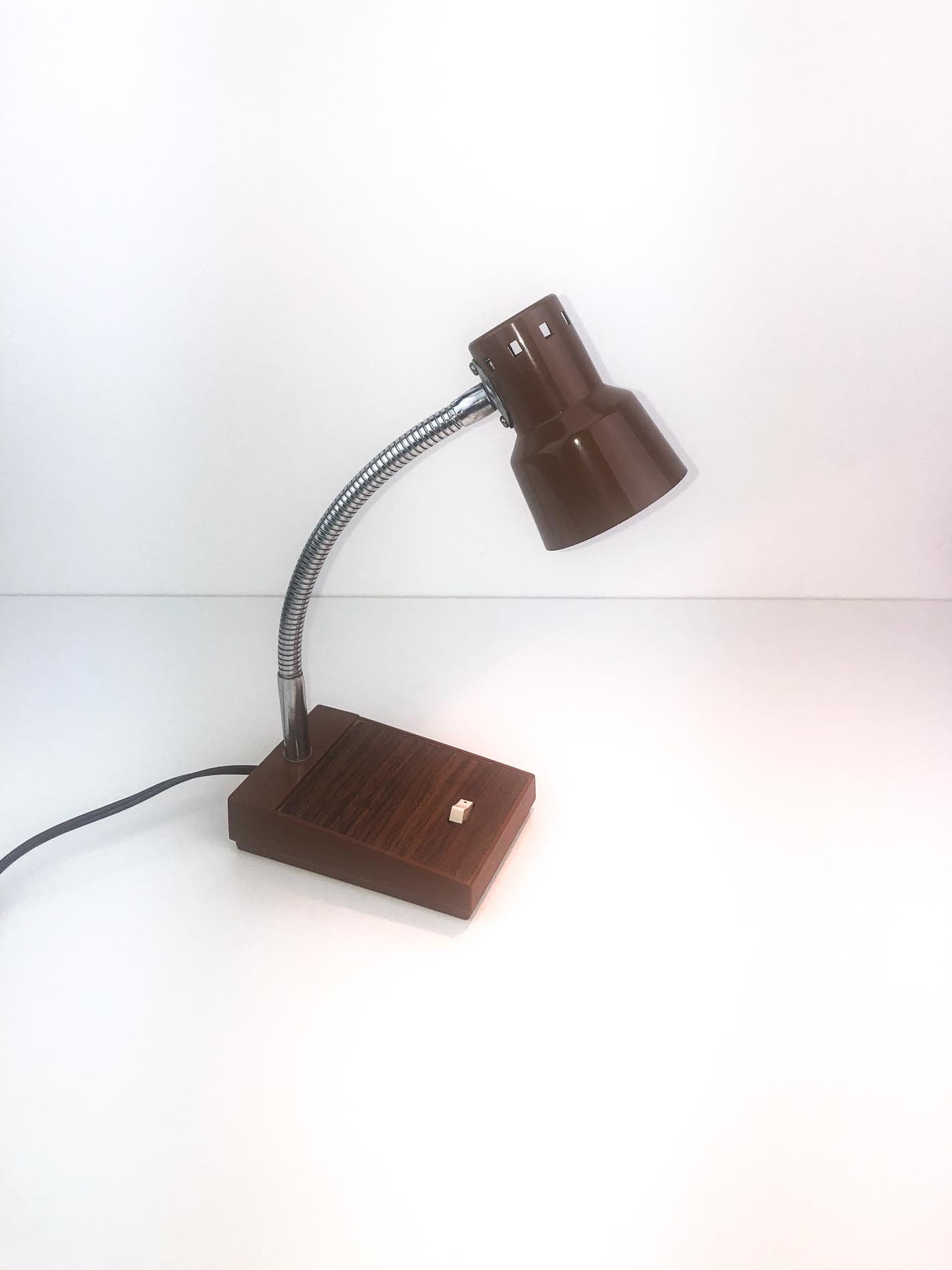 Vintage Gooseneck Desk Lamp, Mid Century Gooseneck Lamp, Gooseneck Desk