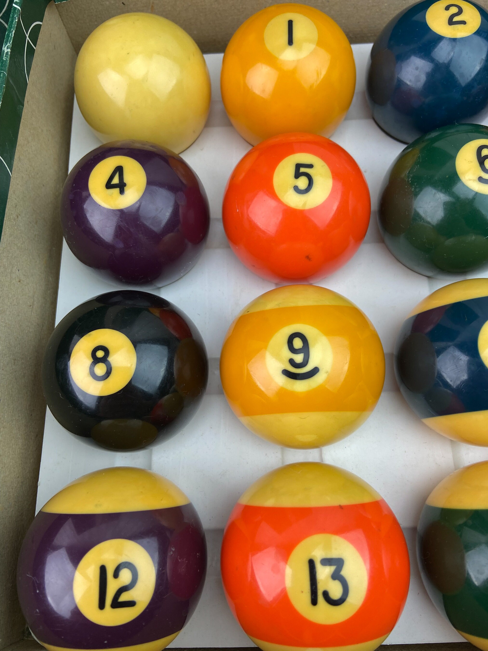 Aramith Pool Balls Belgium Billiard Balls Vintage Billiard Balls 2 1/8