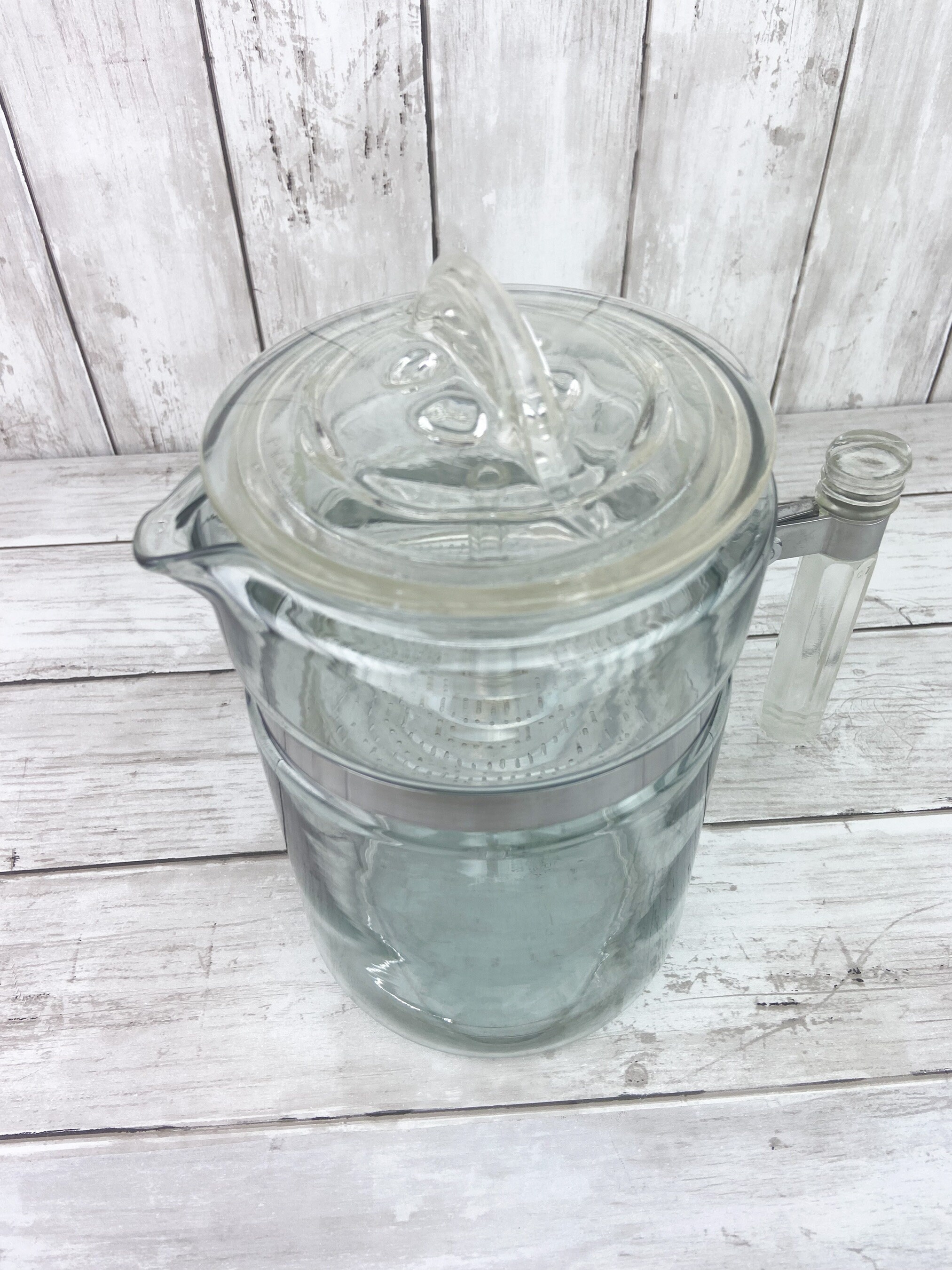 Pyrex Percolator 6 cup Pyrex Coffee Pot Classic Coffee Pot Glass Coffee