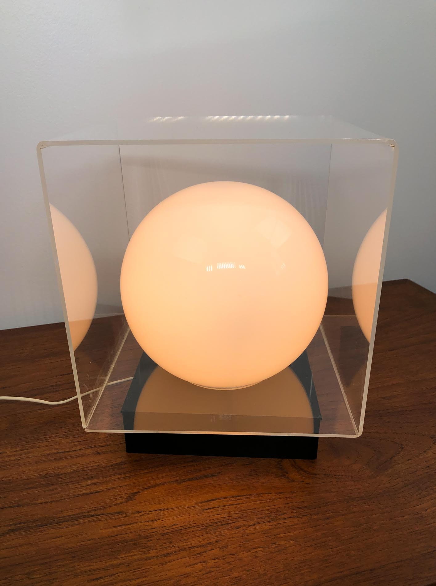 ON HOLDDo Not Buy—Space Age Lamp, Mid Century Table Lamp, Clockwork Orange Lamp, Atomic Table