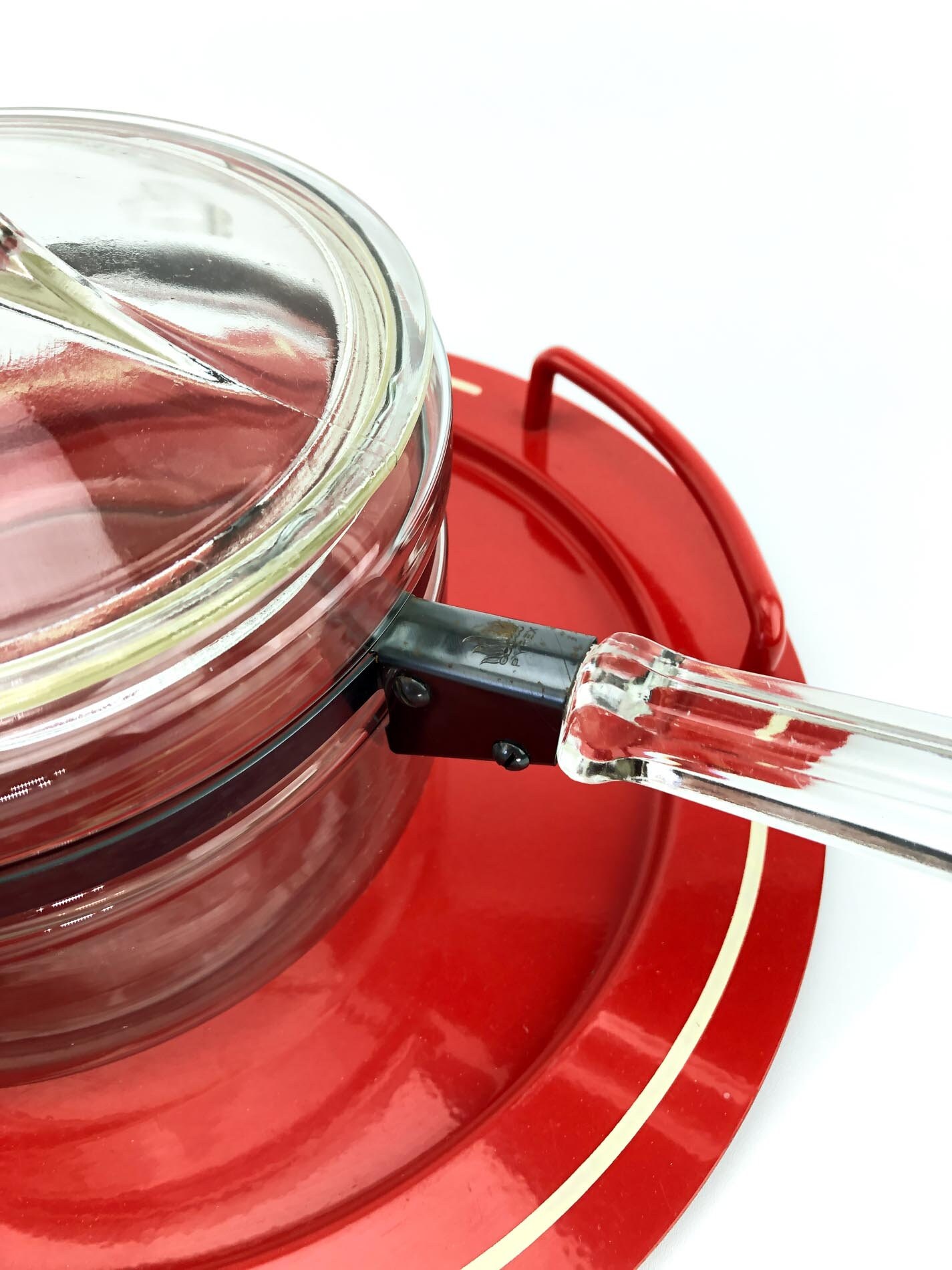 Pyrex Flameware Pot and Lid, Pyrex Pot, Pyrex Saucepan, Pyrex Flameware