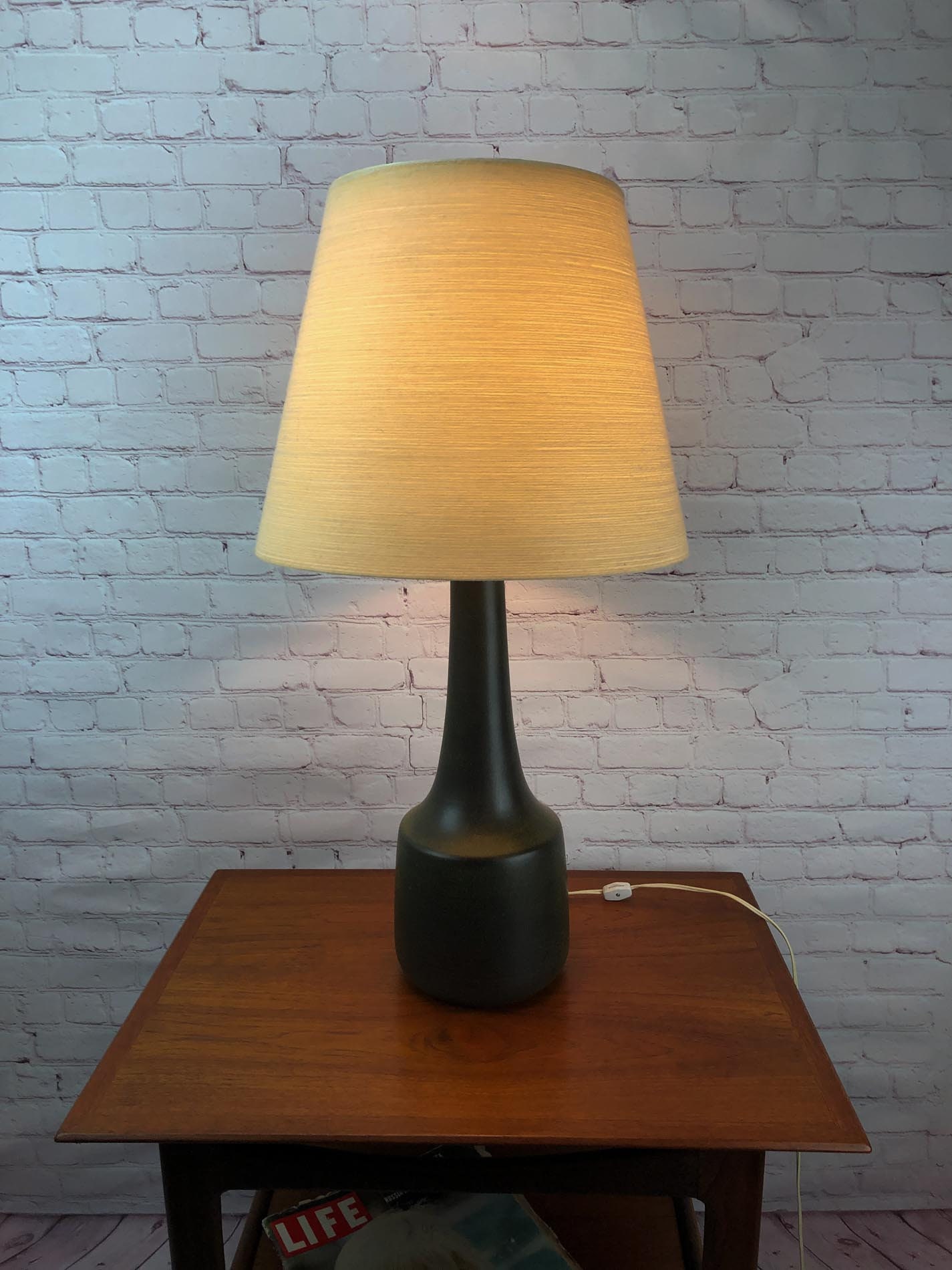 Danish Table Lamp, Mid Century Lamp, Lotte Lamp, Lotte and Gunnar