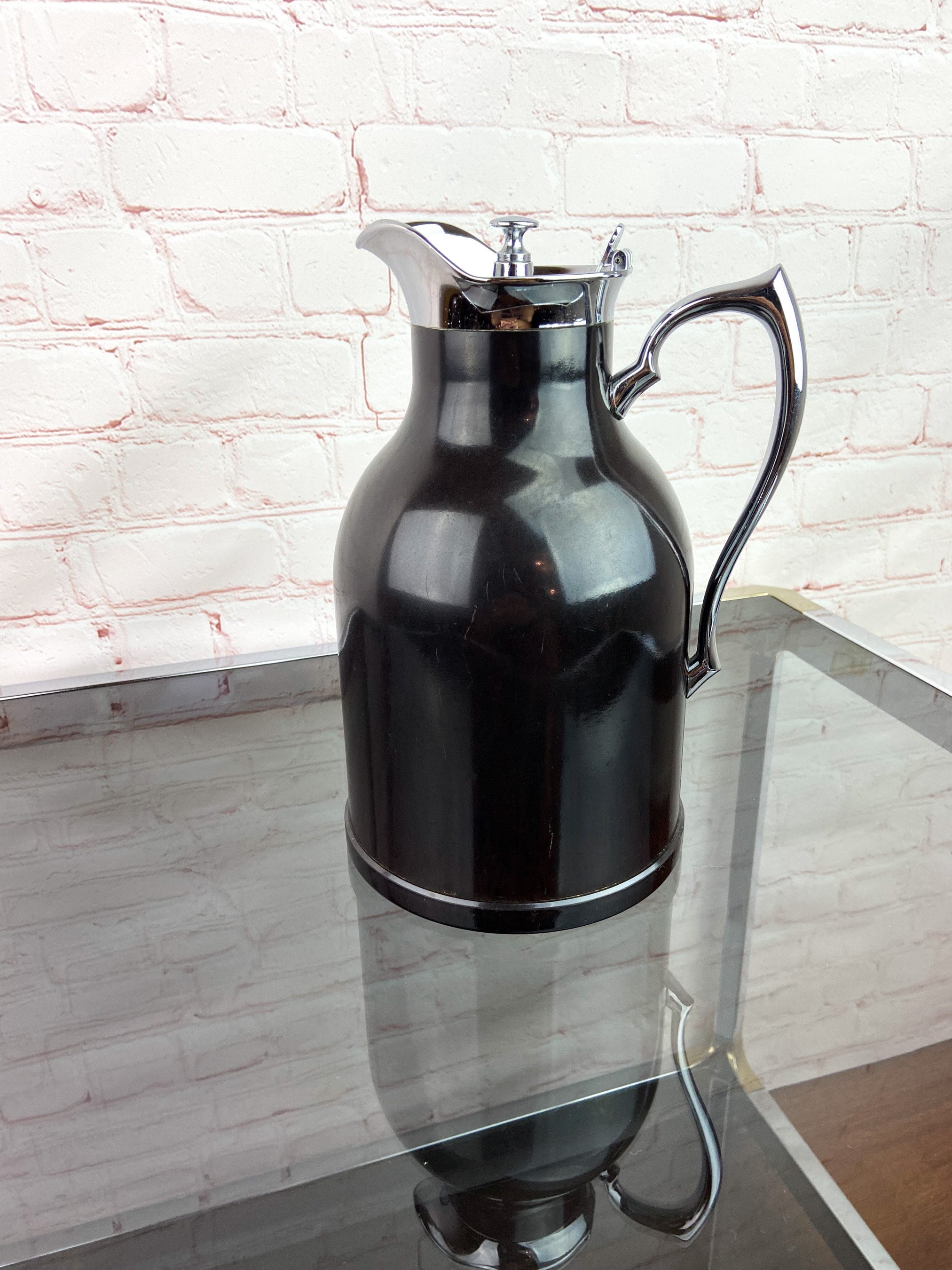 On HoldBakelite Thermos Bottle, Coffee Pot, Coffee Carafe