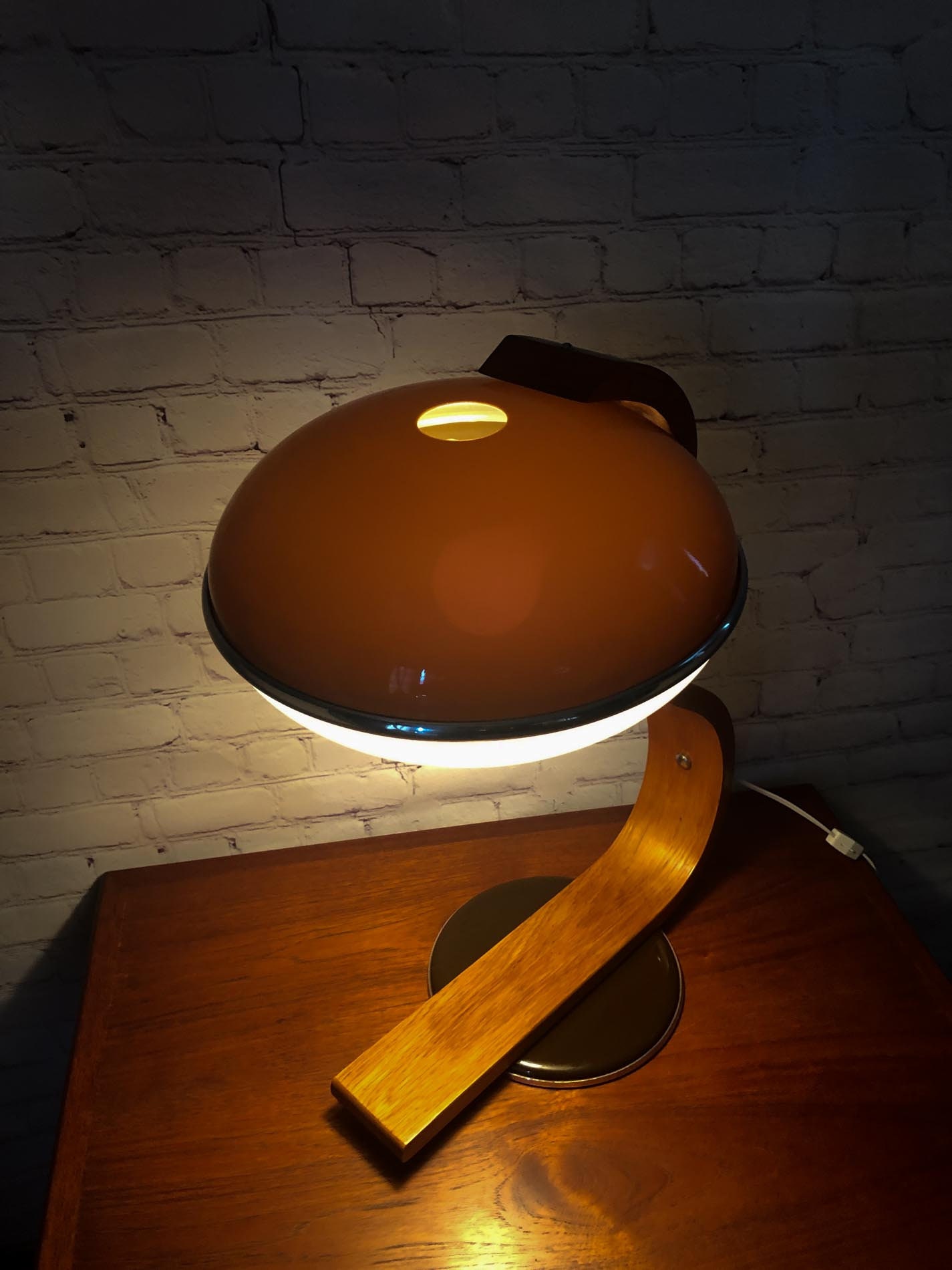 Mid Century Modern Table Lamp, Atomic Table Lamp, Space Age Table Lamp
